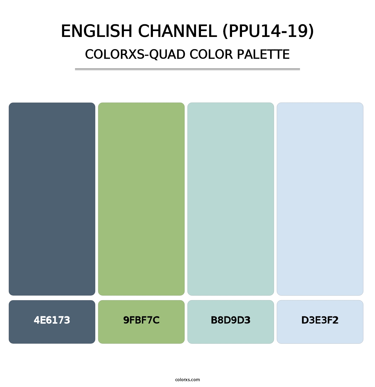 English Channel (PPU14-19) - Colorxs Quad Palette