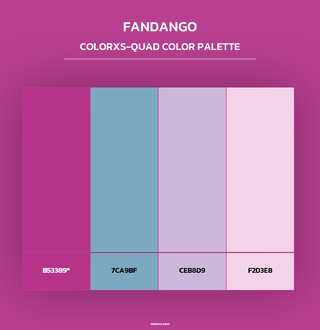 Fandango - Colorxs Quad Palette