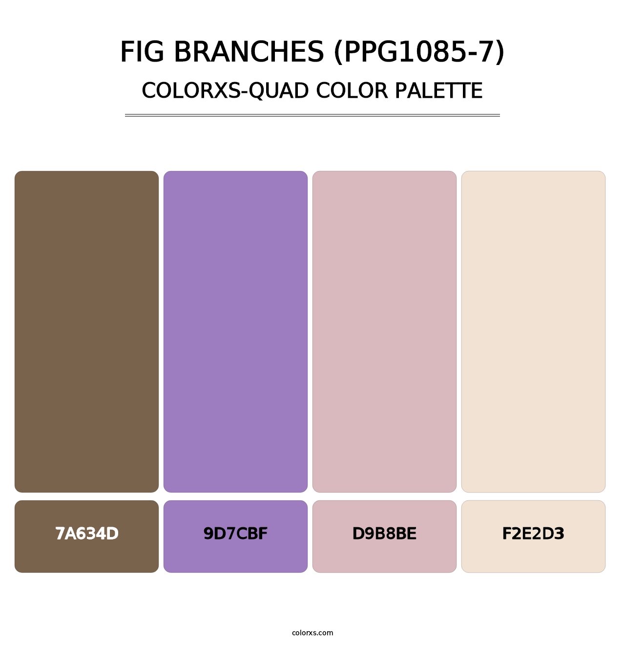 Fig Branches (PPG1085-7) - Colorxs Quad Palette
