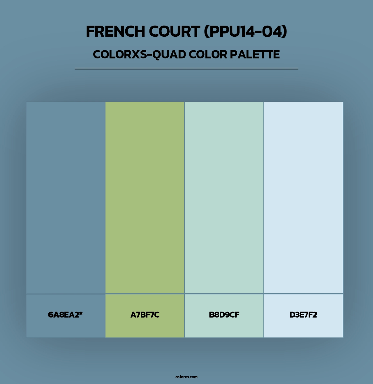 French Court (PPU14-04) - Colorxs Quad Palette