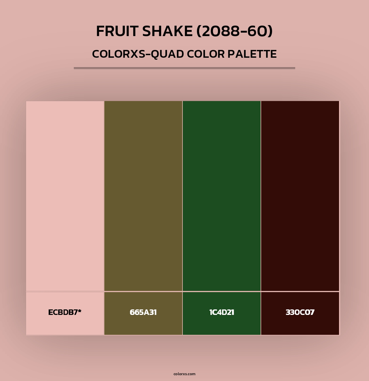 Fruit Shake (2088-60) - Colorxs Quad Palette