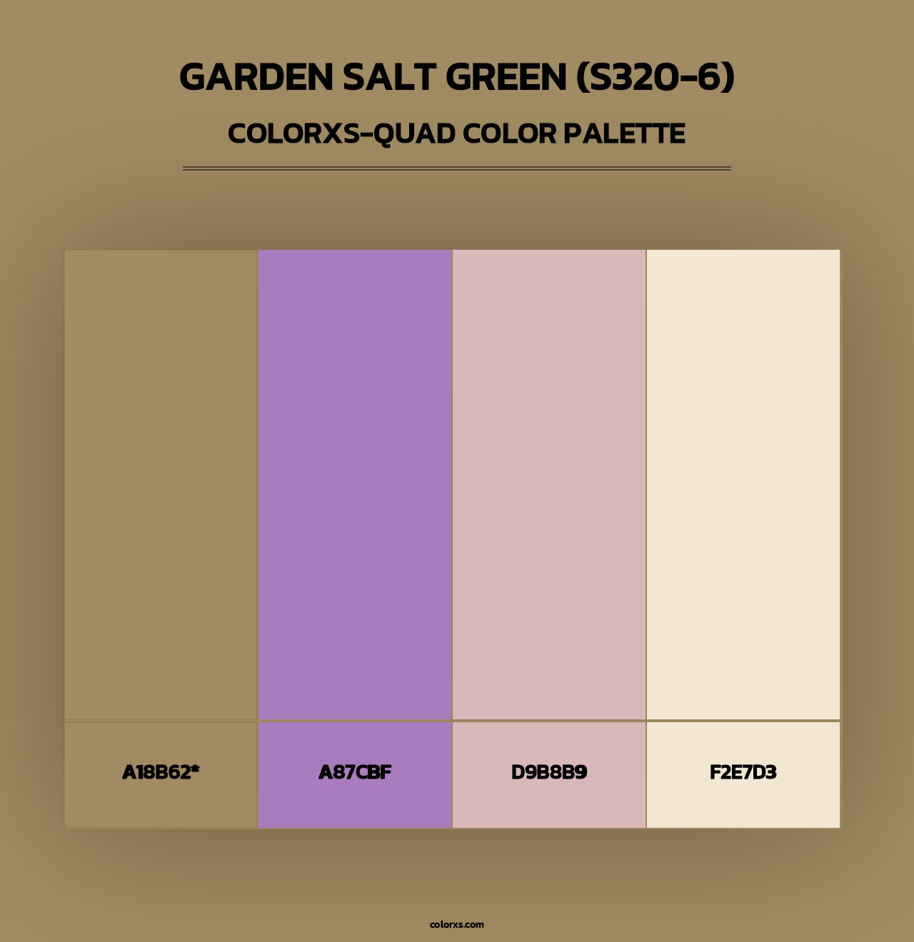 Garden Salt Green (S320-6) - Colorxs Quad Palette