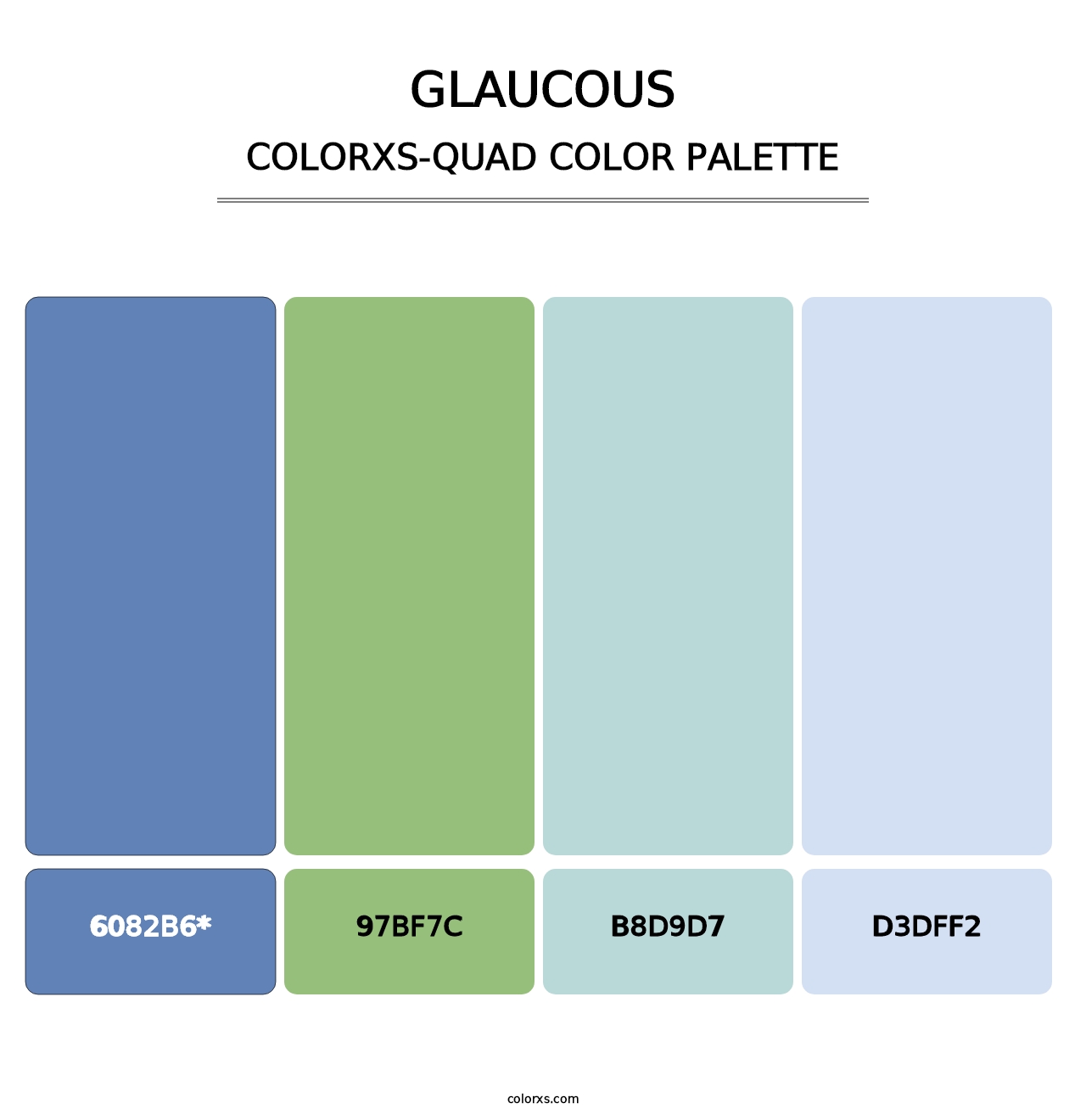 Glaucous - Colorxs Quad Palette