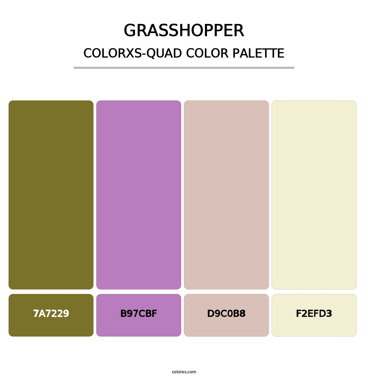 Grasshopper - Colorxs Quad Palette