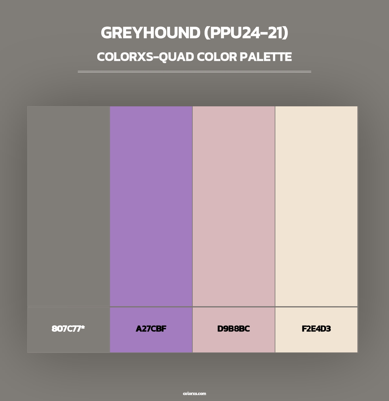 Greyhound (PPU24-21) - Colorxs Quad Palette