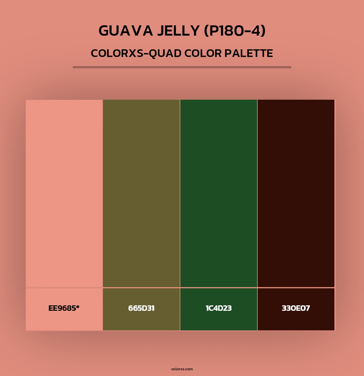 Guava Jelly (P180-4) - Colorxs Quad Palette