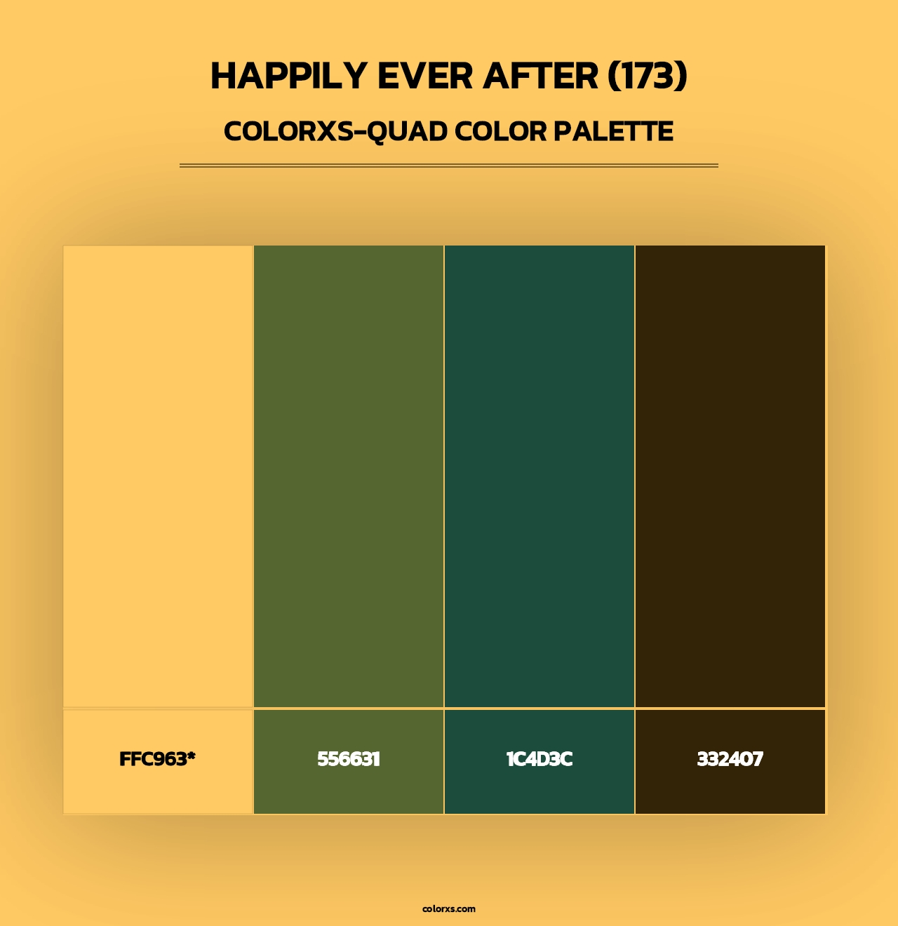 Happily Ever After (173) - Colorxs Quad Palette