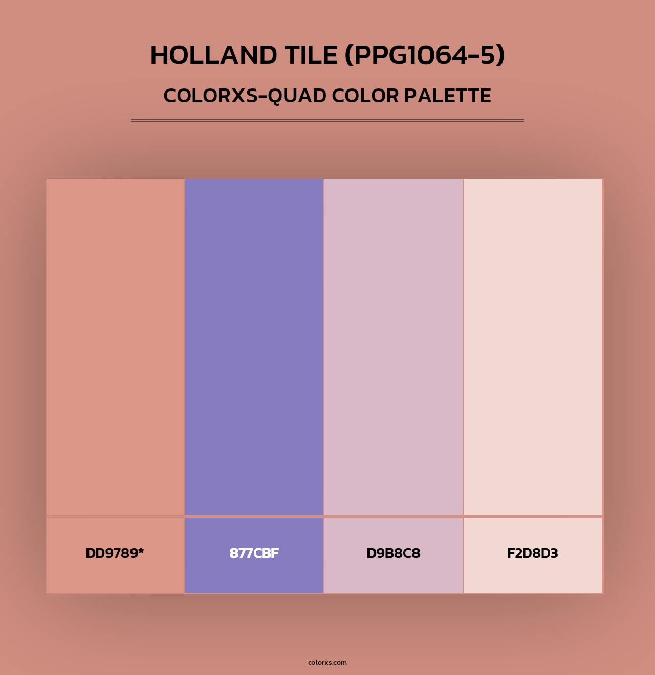 Holland Tile (PPG1064-5) - Colorxs Quad Palette