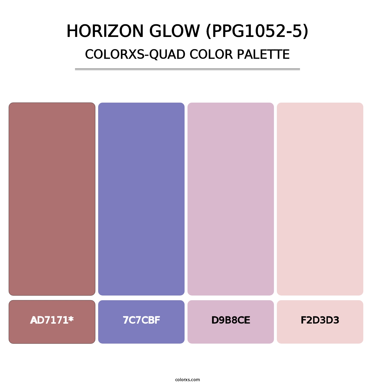 Horizon Glow (PPG1052-5) - Colorxs Quad Palette