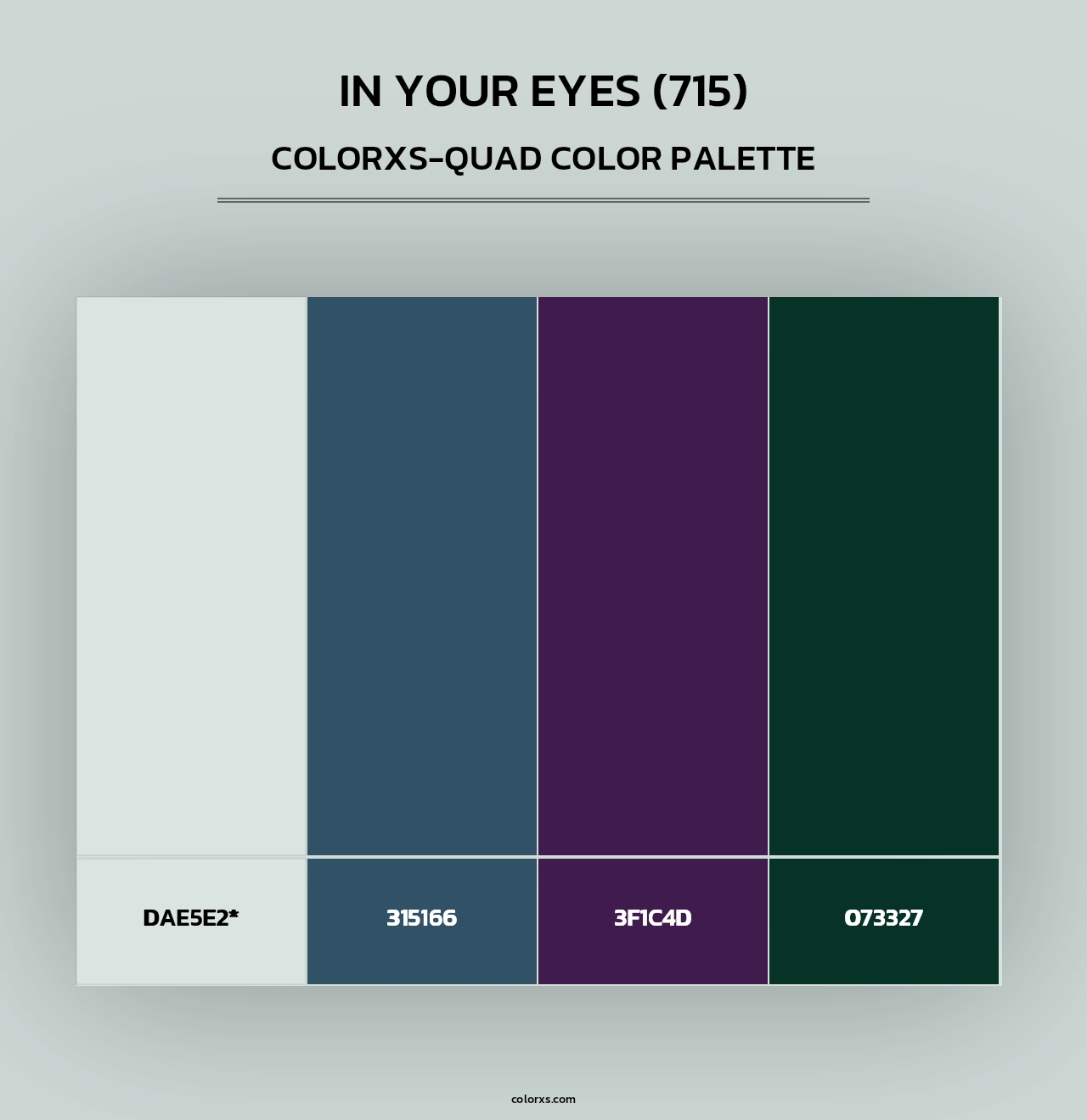 In Your Eyes (715) - Colorxs Quad Palette