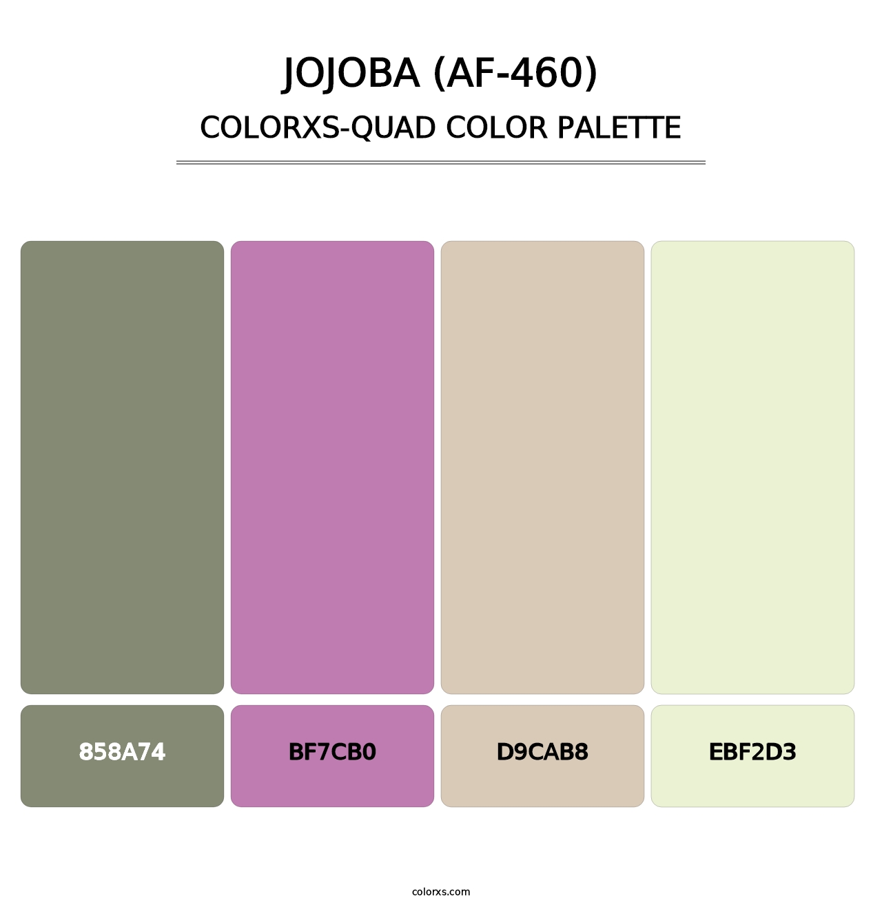 Jojoba (AF-460) - Colorxs Quad Palette