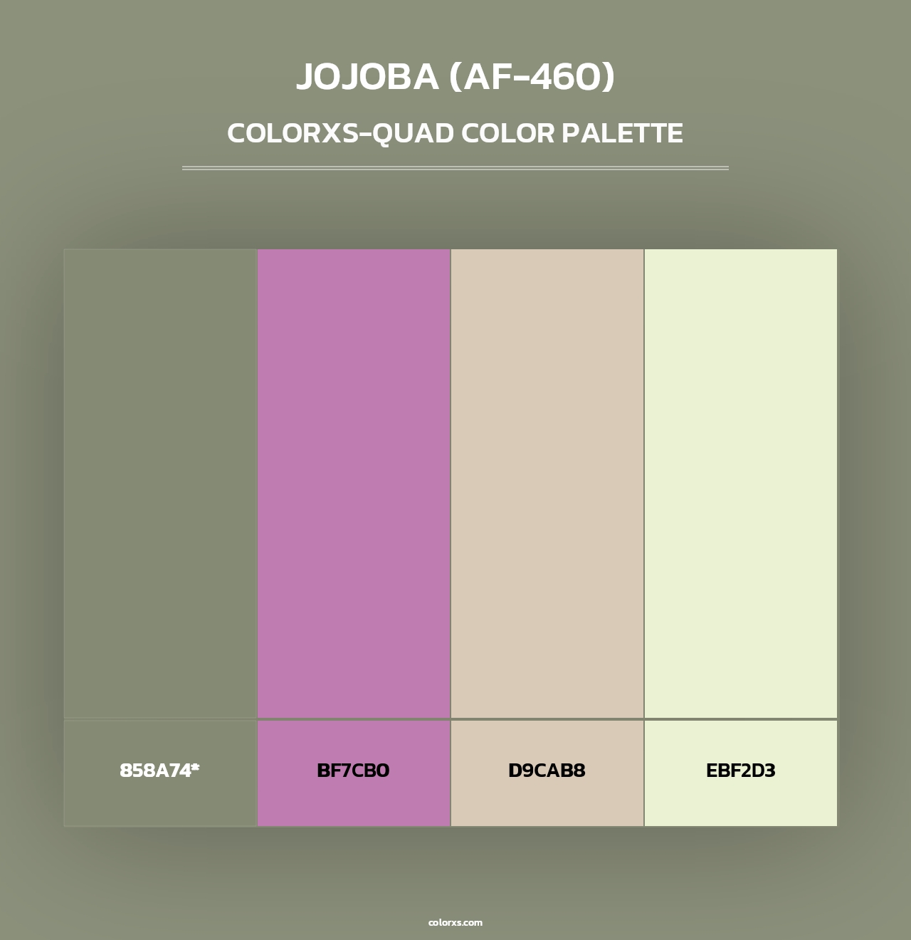 Jojoba (AF-460) - Colorxs Quad Palette