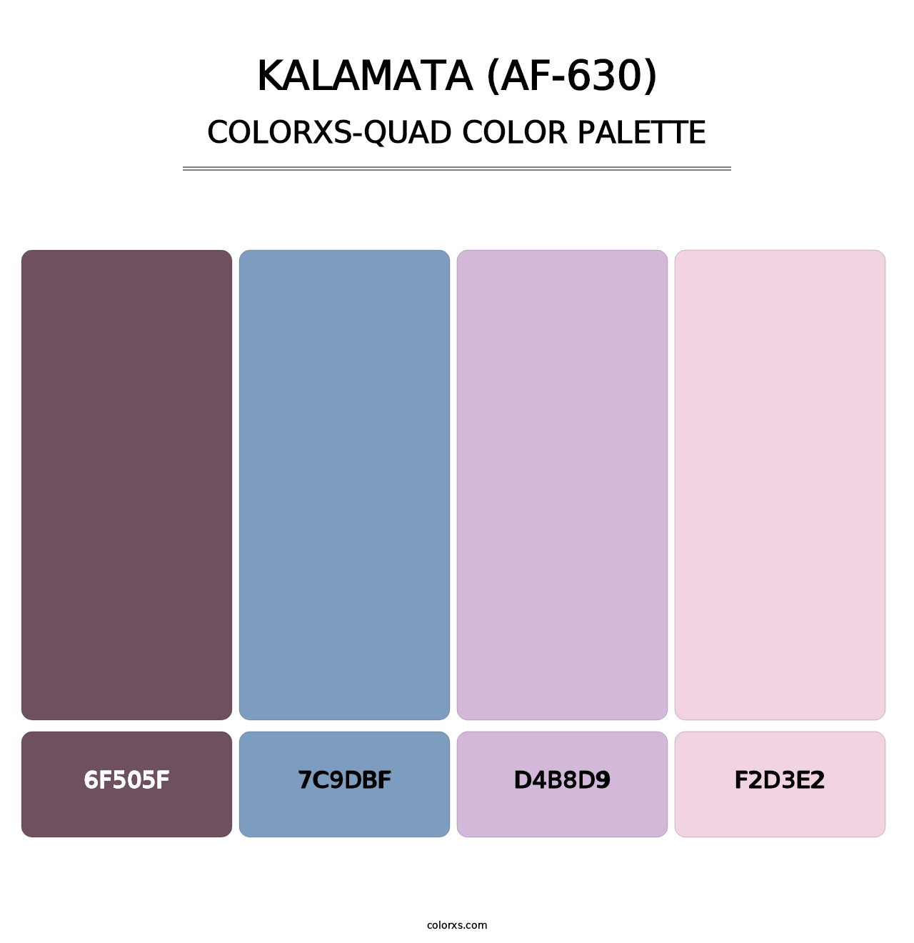 Kalamata (AF-630) - Colorxs Quad Palette