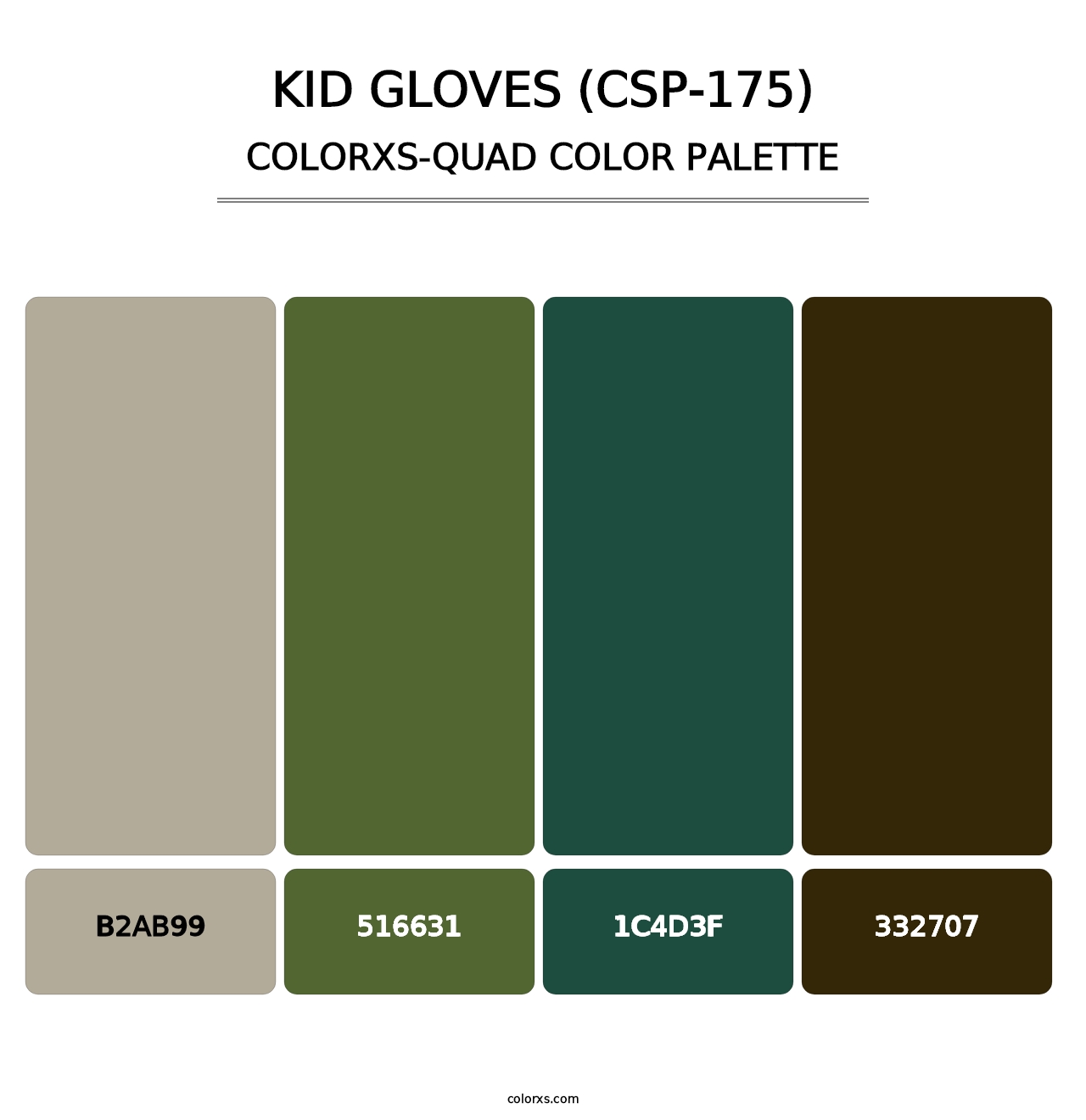 Kid Gloves (CSP-175) - Colorxs Quad Palette