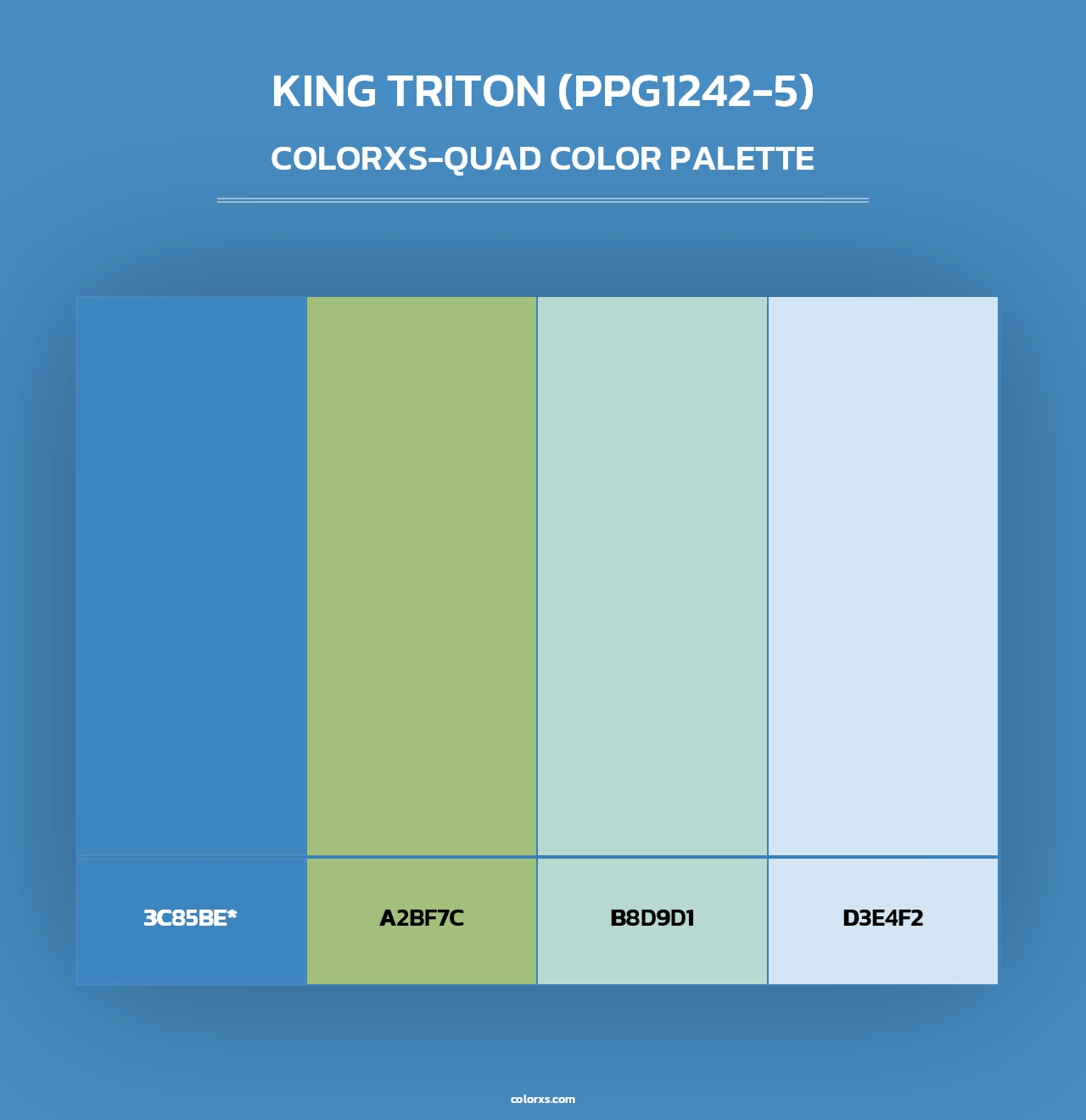 King Triton (PPG1242-5) - Colorxs Quad Palette