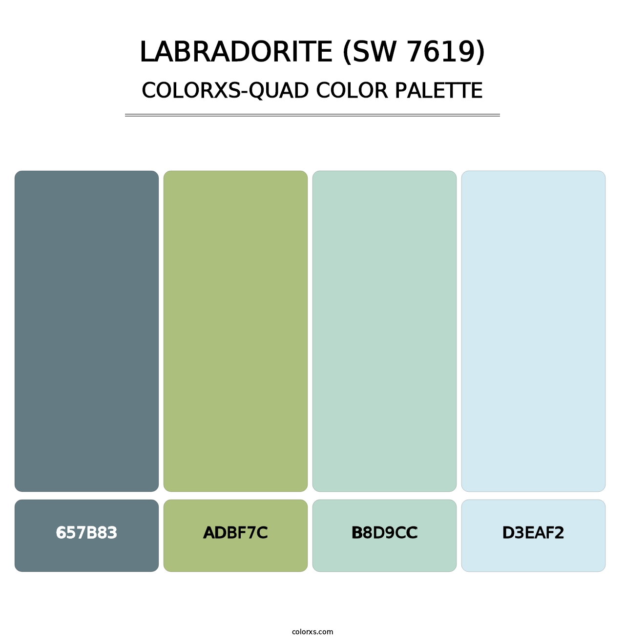 Labradorite (SW 7619) - Colorxs Quad Palette