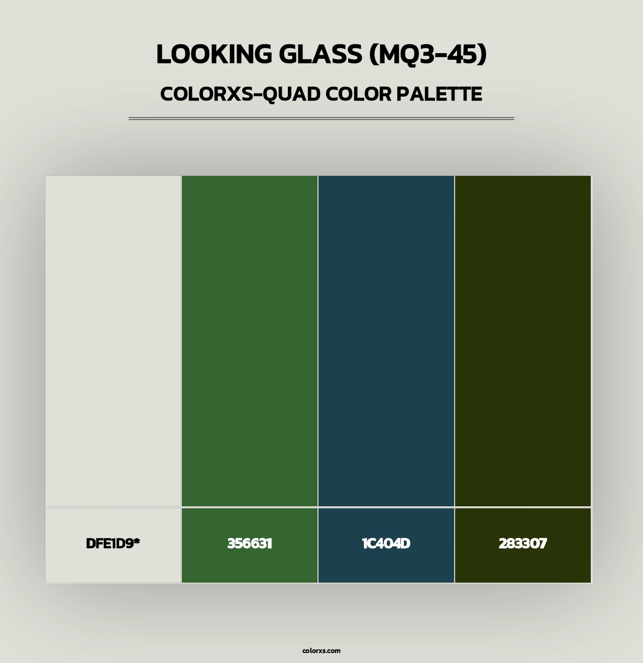 Looking Glass (MQ3-45) - Colorxs Quad Palette