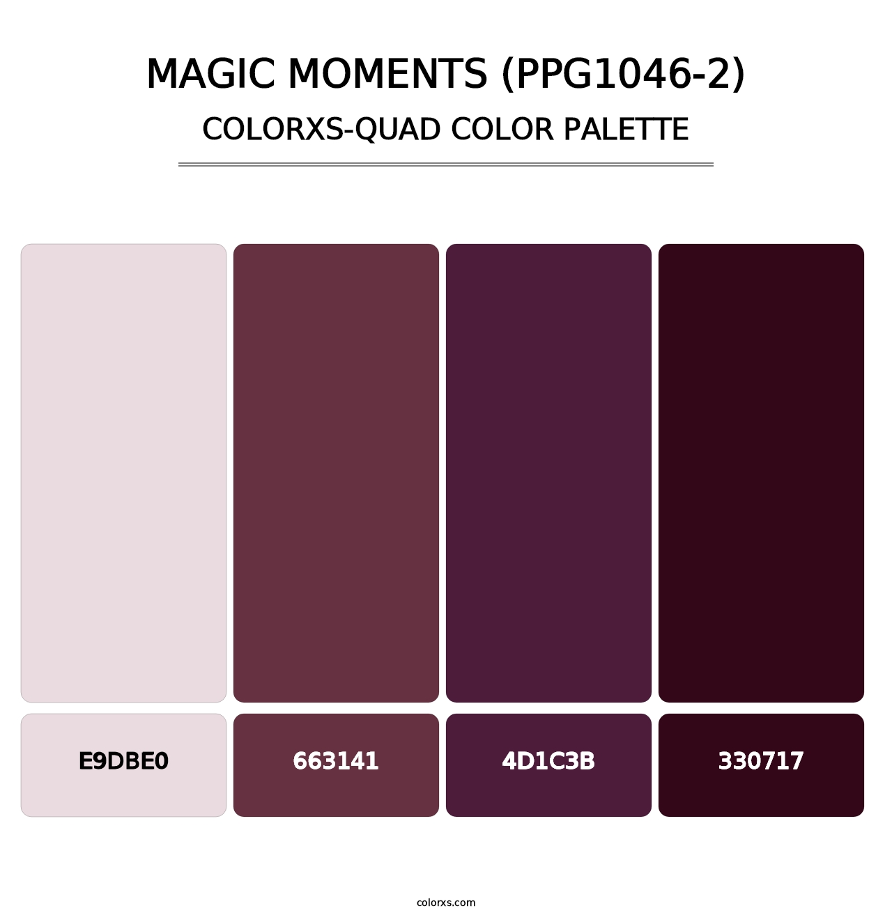 Magic Moments (PPG1046-2) - Colorxs Quad Palette