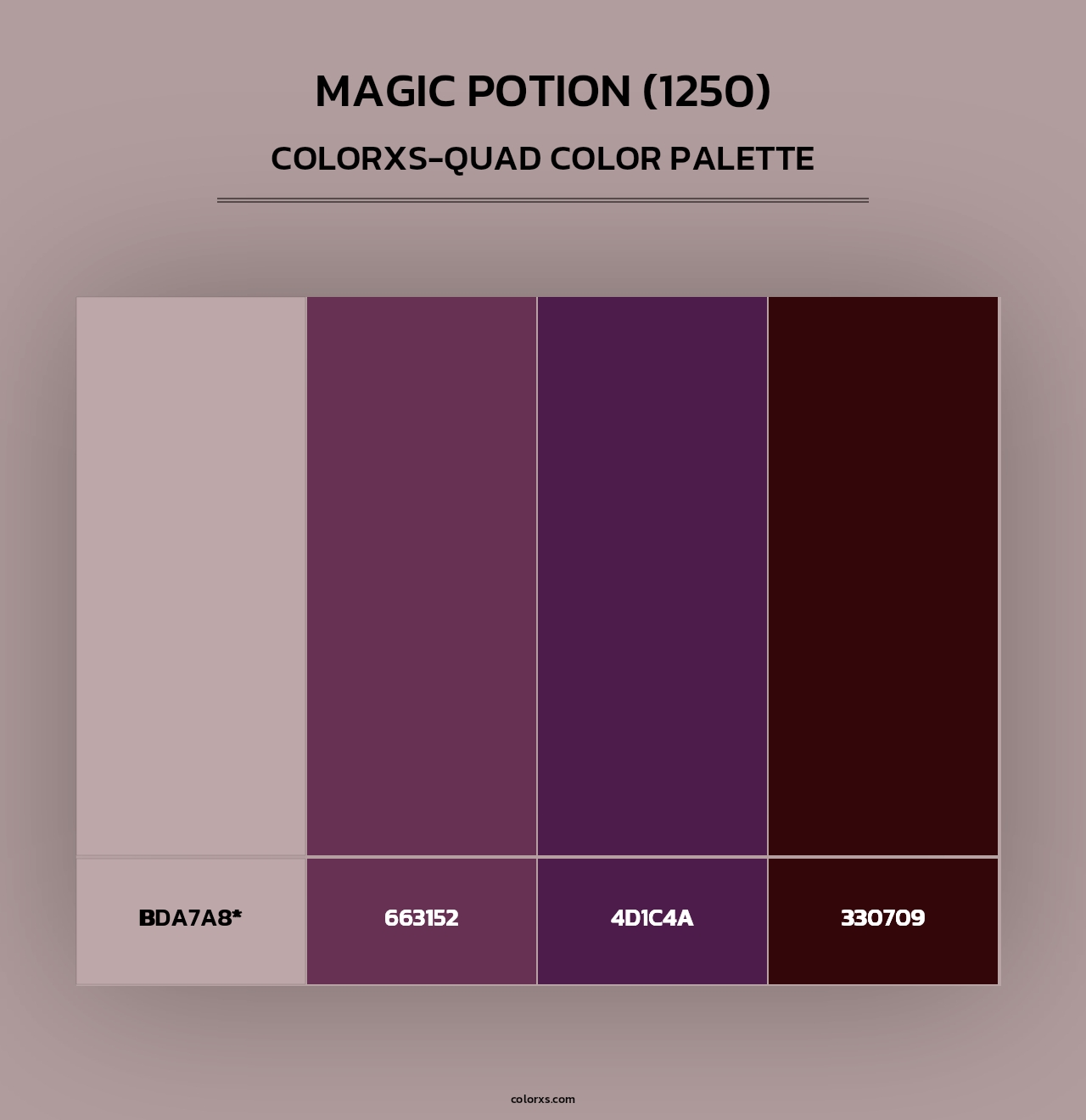 Magic Potion (1250) - Colorxs Quad Palette