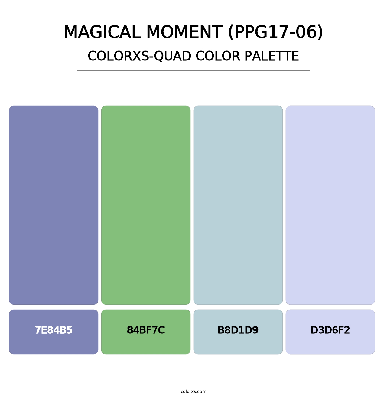 Magical Moment (PPG17-06) - Colorxs Quad Palette