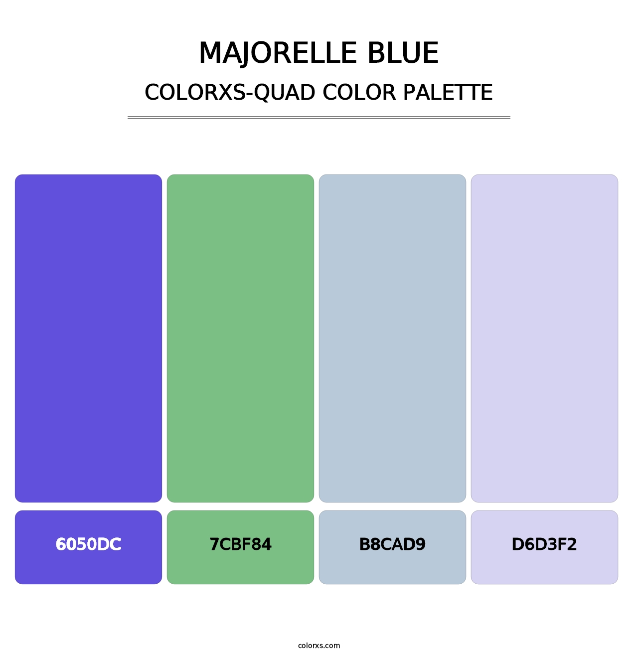 Majorelle Blue - Colorxs Quad Palette