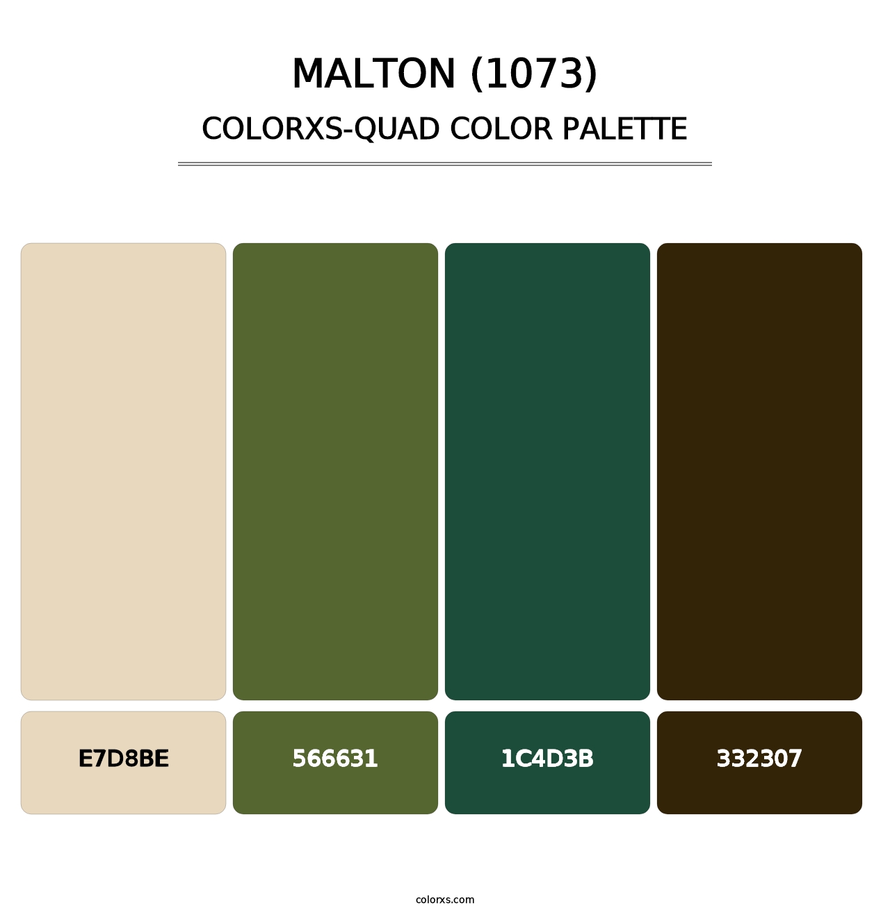 Malton (1073) - Colorxs Quad Palette