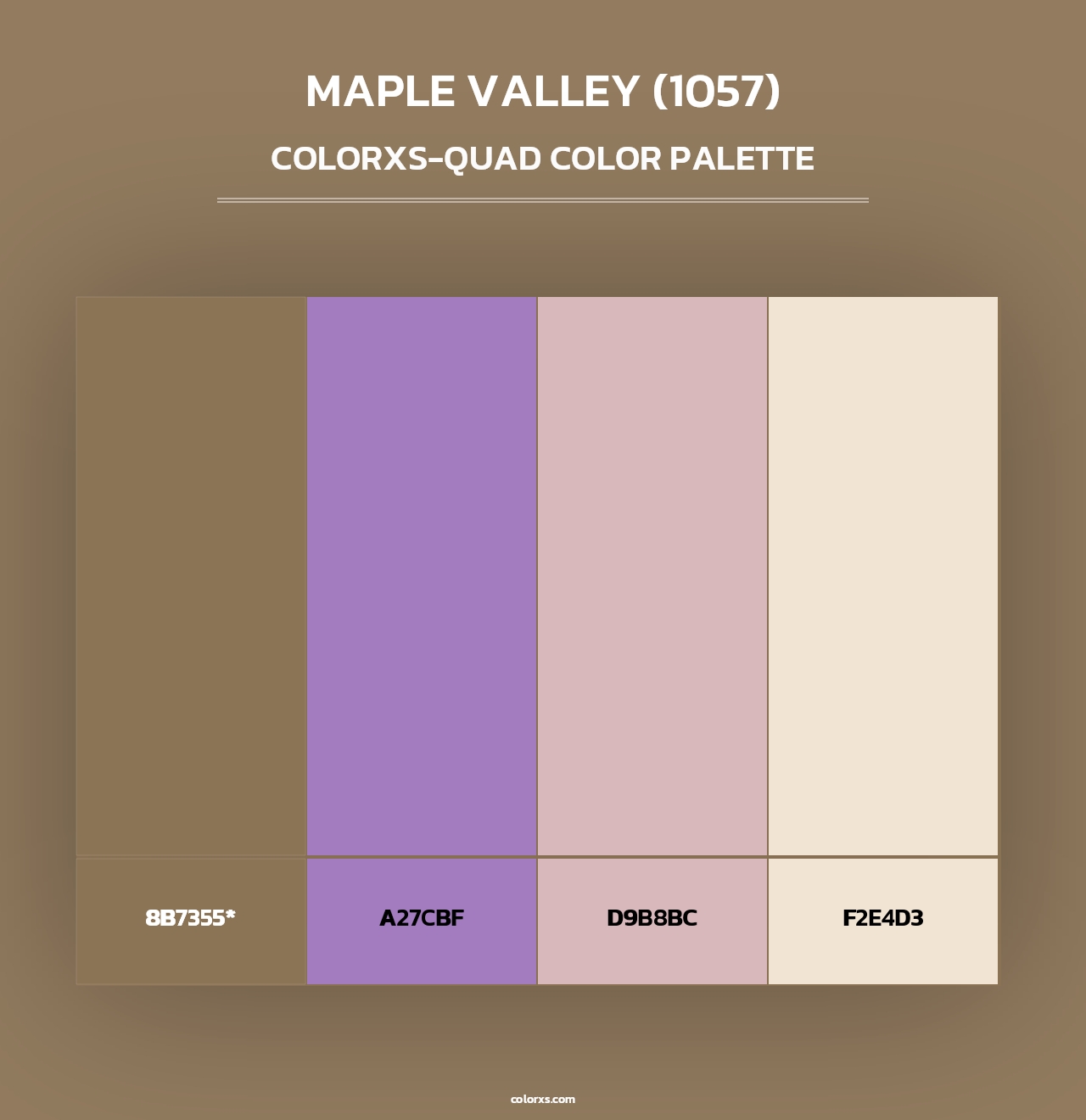 Maple Valley (1057) - Colorxs Quad Palette