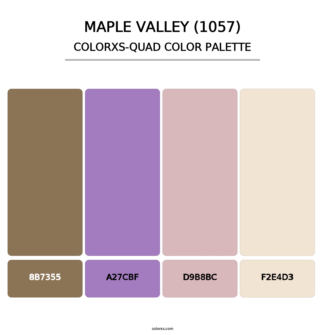 Maple Valley (1057) - Colorxs Quad Palette