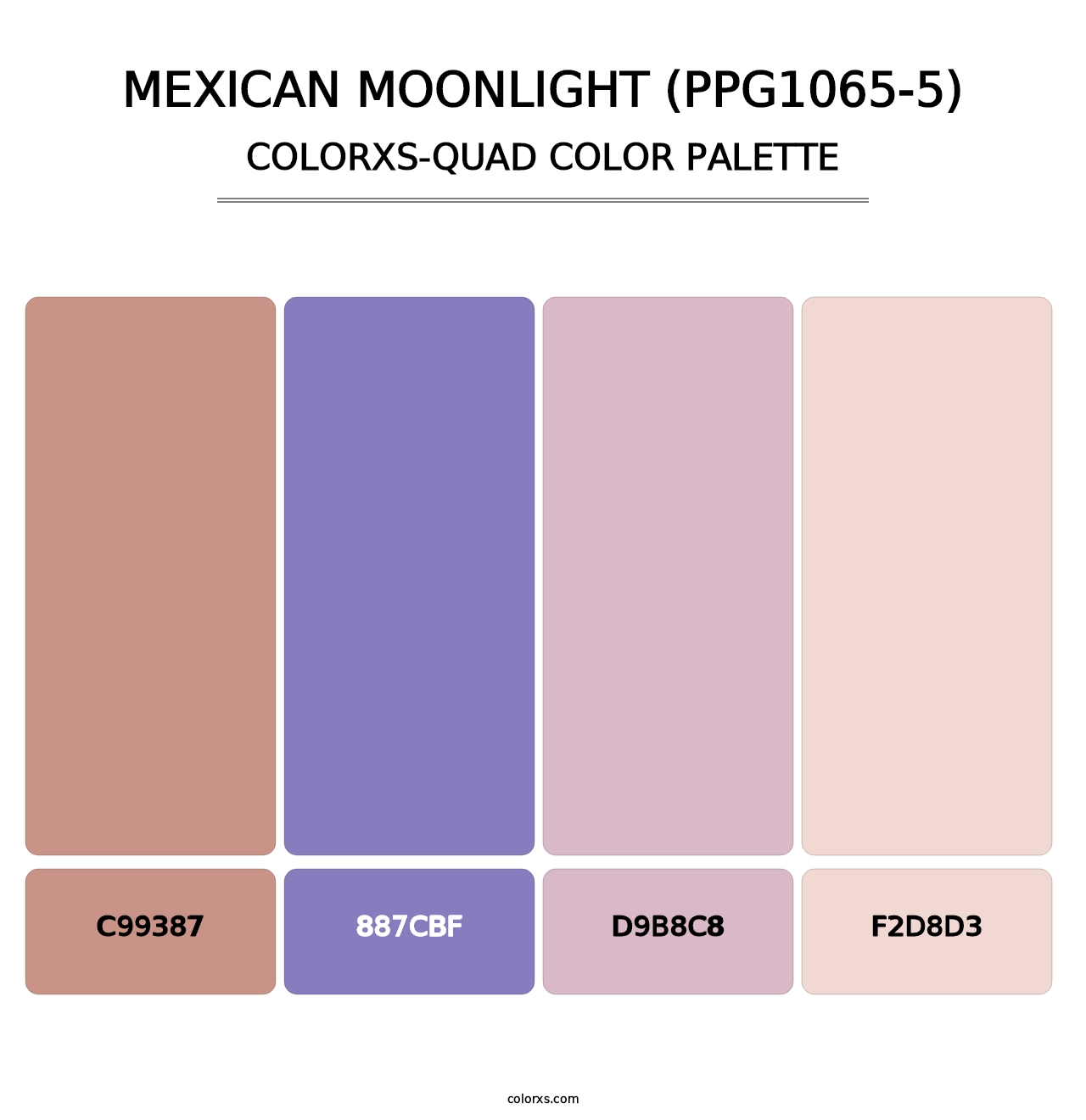 Mexican Moonlight (PPG1065-5) - Colorxs Quad Palette