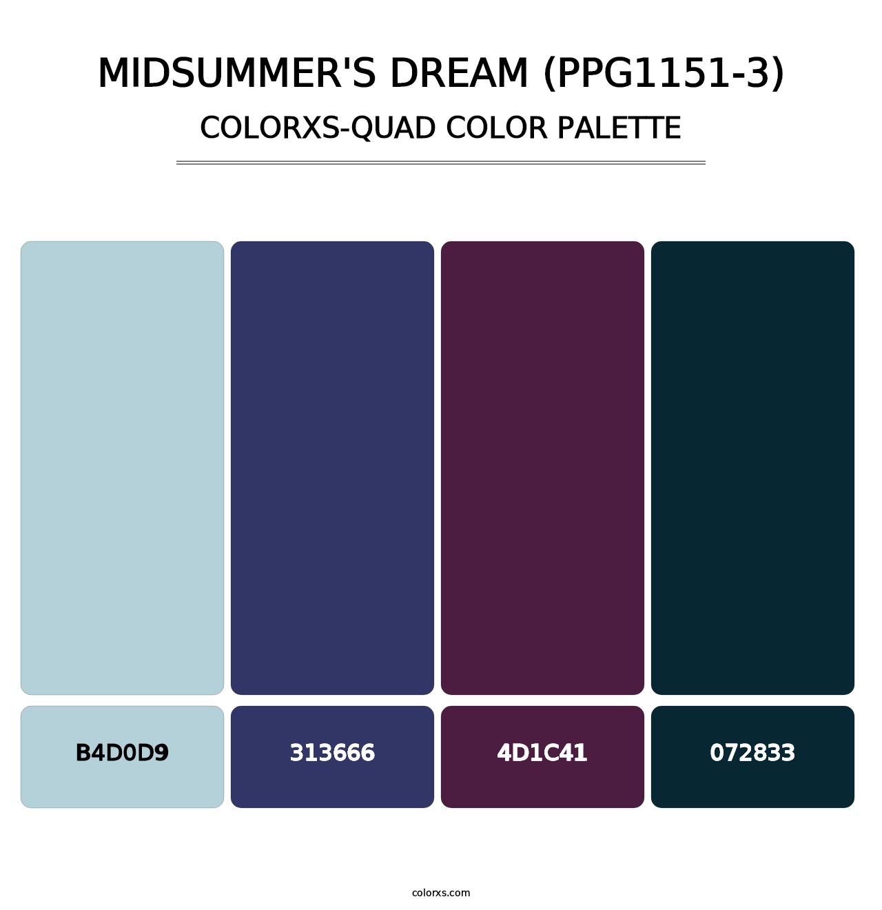 Midsummer's Dream (PPG1151-3) - Colorxs Quad Palette