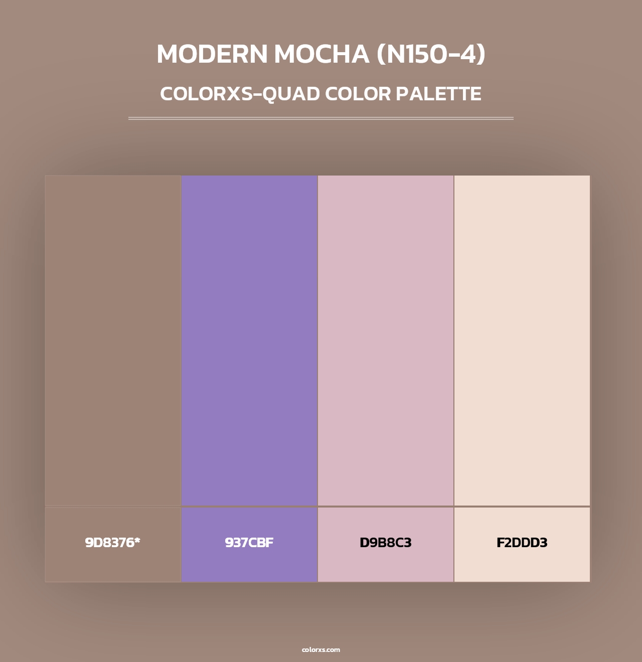 Modern Mocha (N150-4) - Colorxs Quad Palette