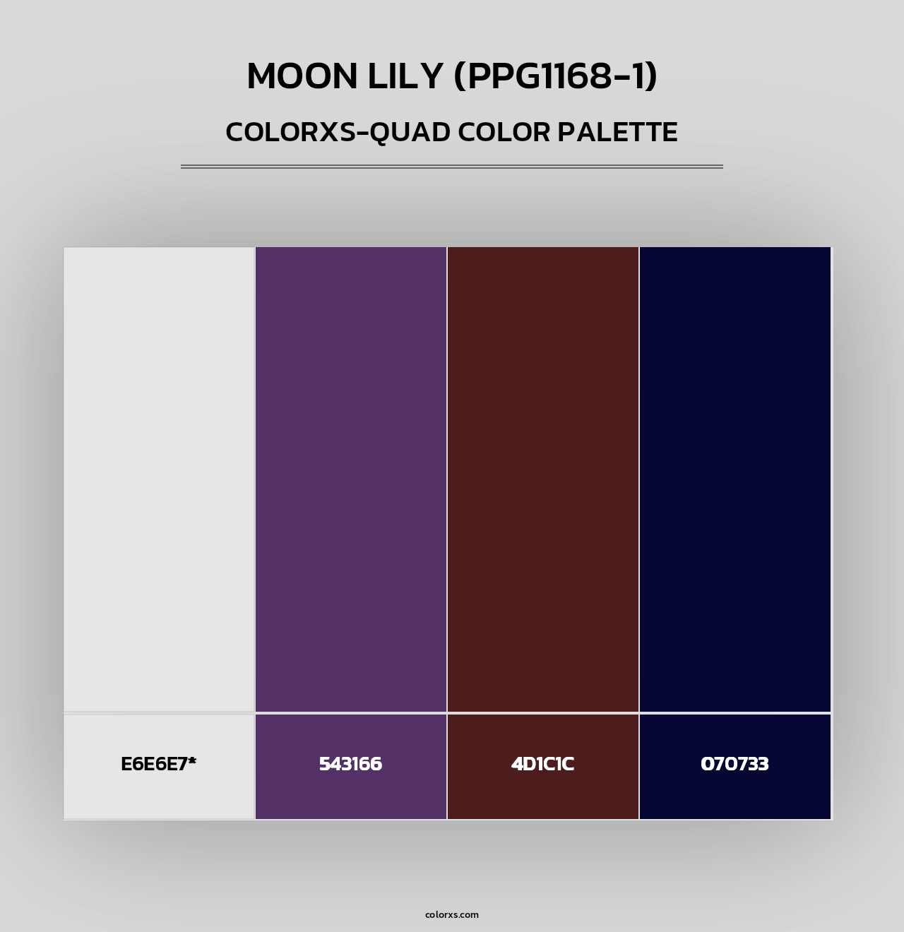 Moon Lily (PPG1168-1) - Colorxs Quad Palette