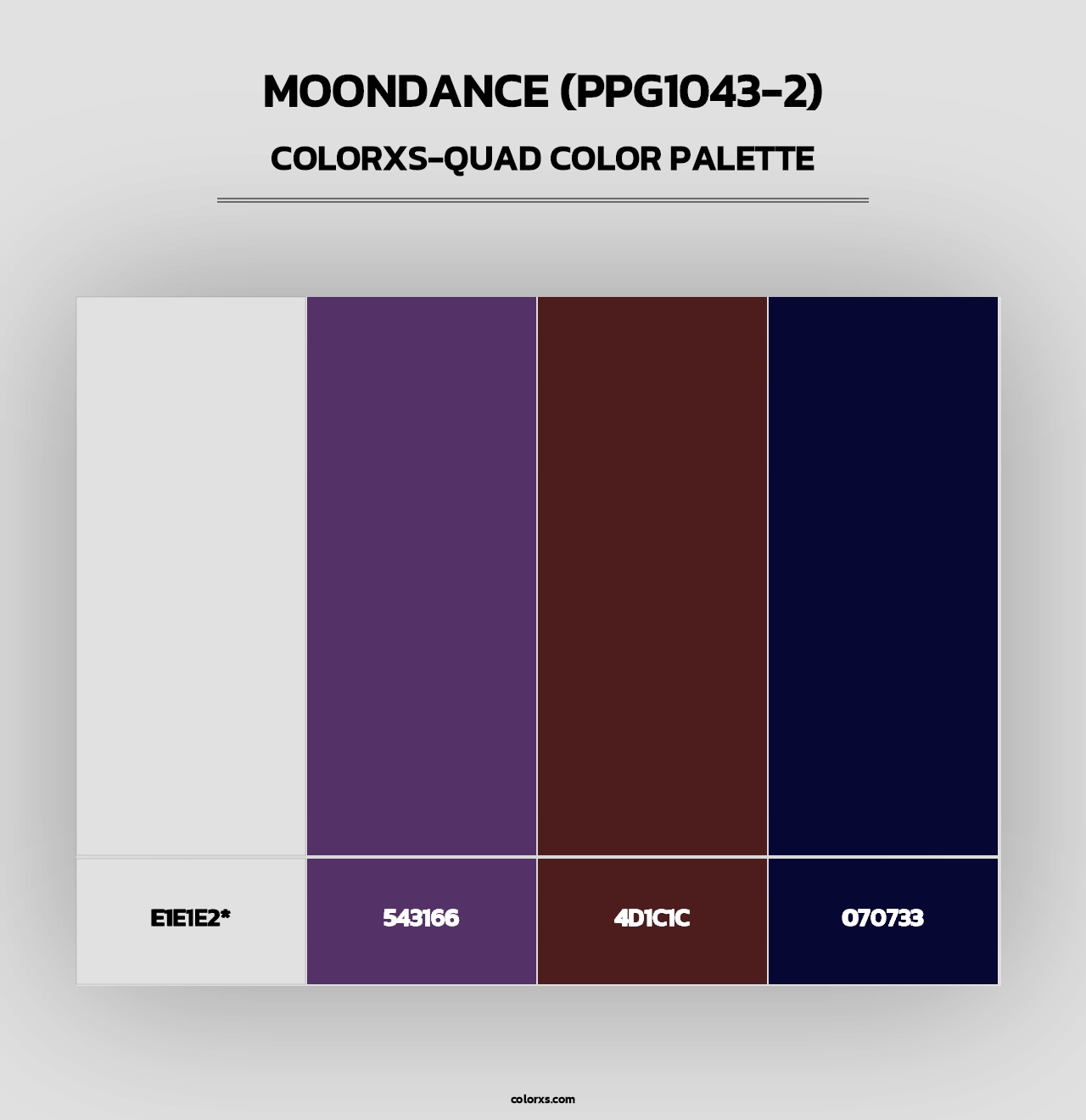 Moondance (PPG1043-2) - Colorxs Quad Palette