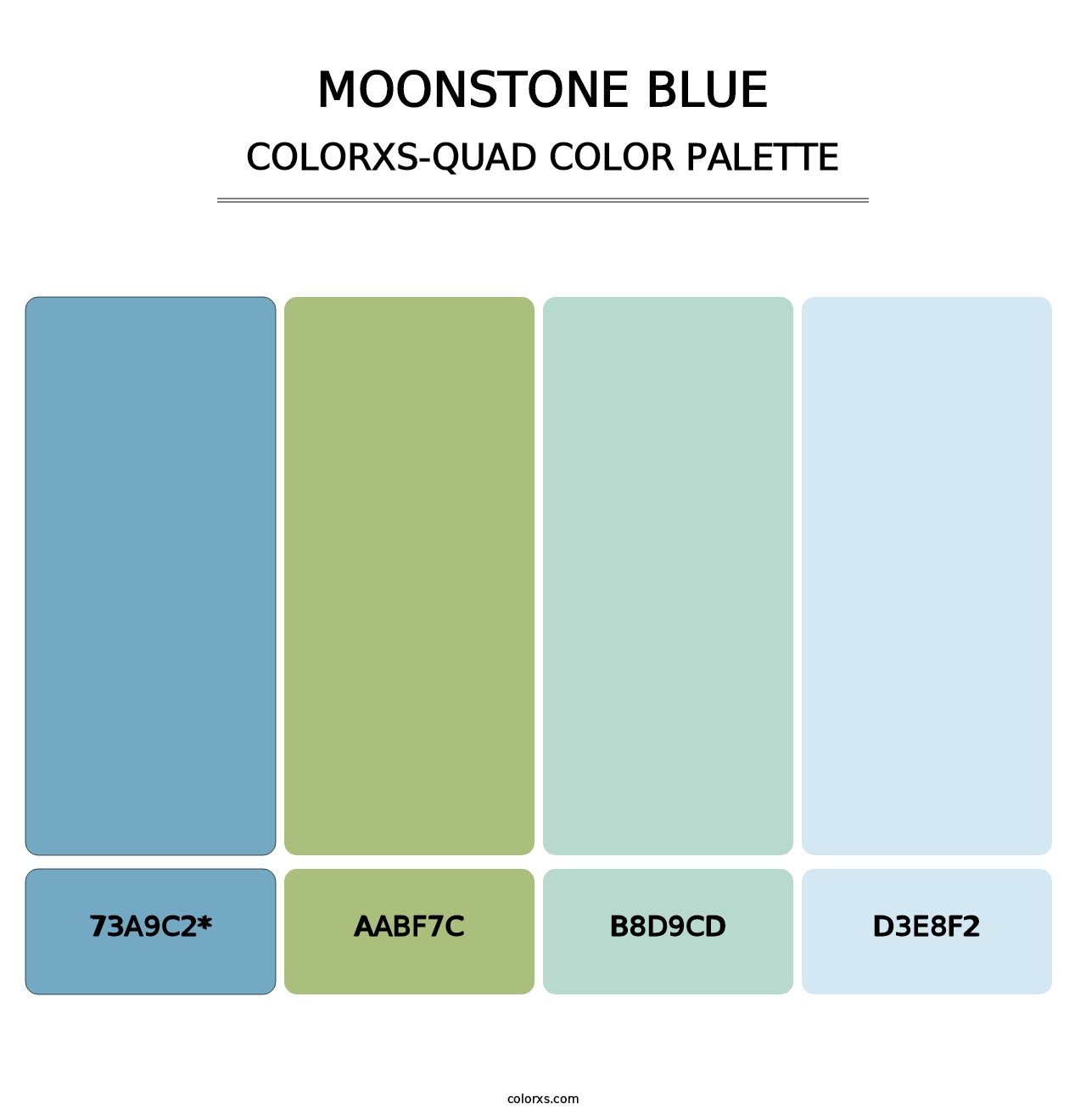 Moonstone Blue - Colorxs Quad Palette