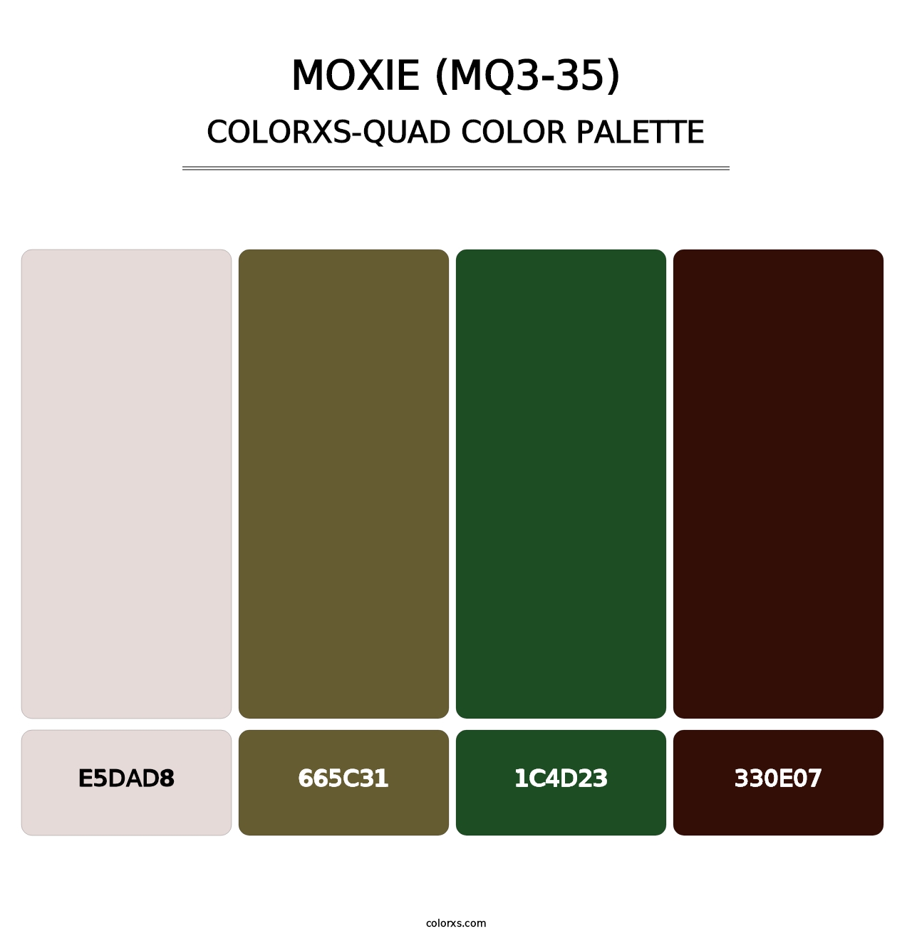 Moxie (MQ3-35) - Colorxs Quad Palette