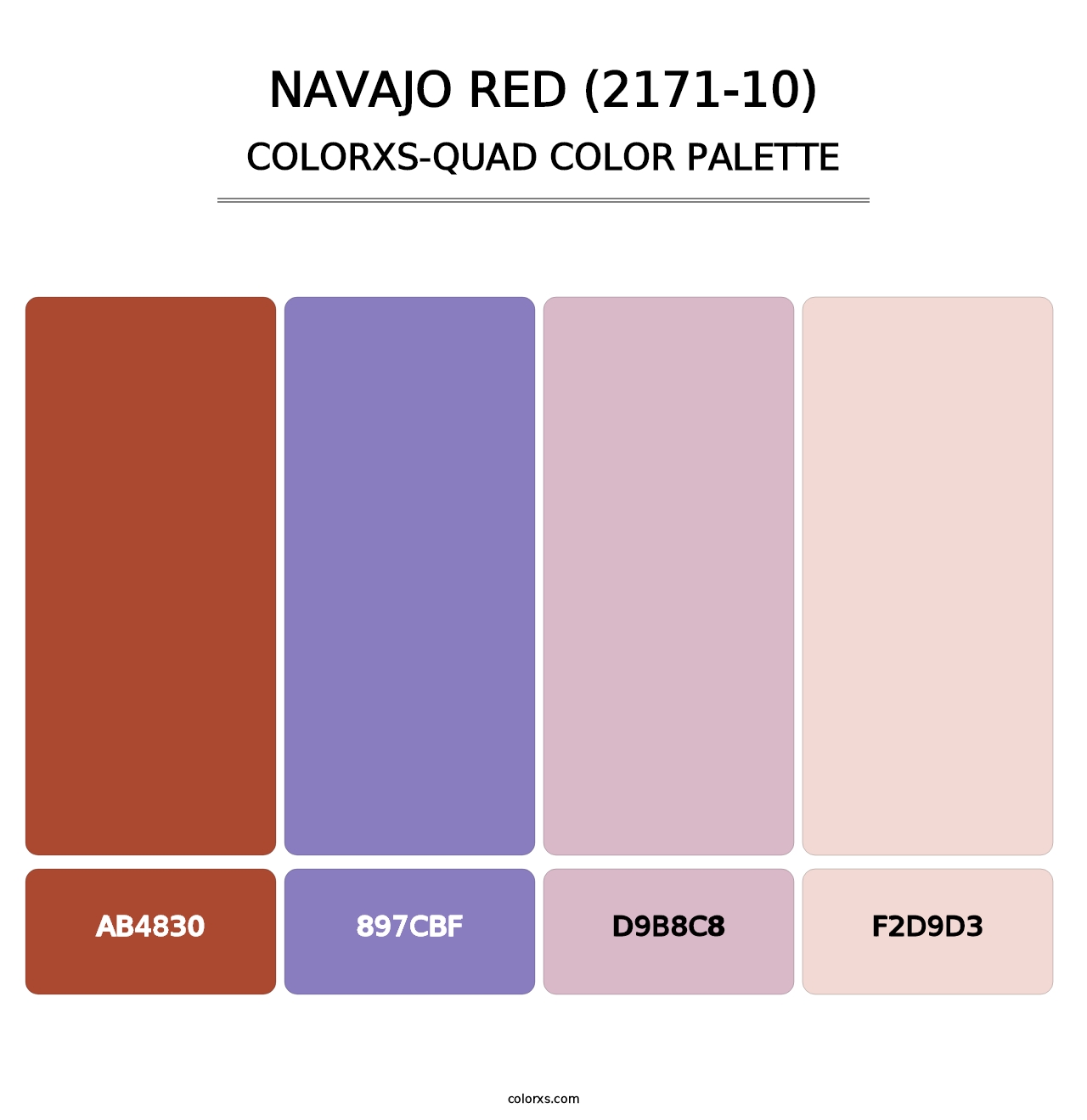 Navajo Red (2171-10) - Colorxs Quad Palette
