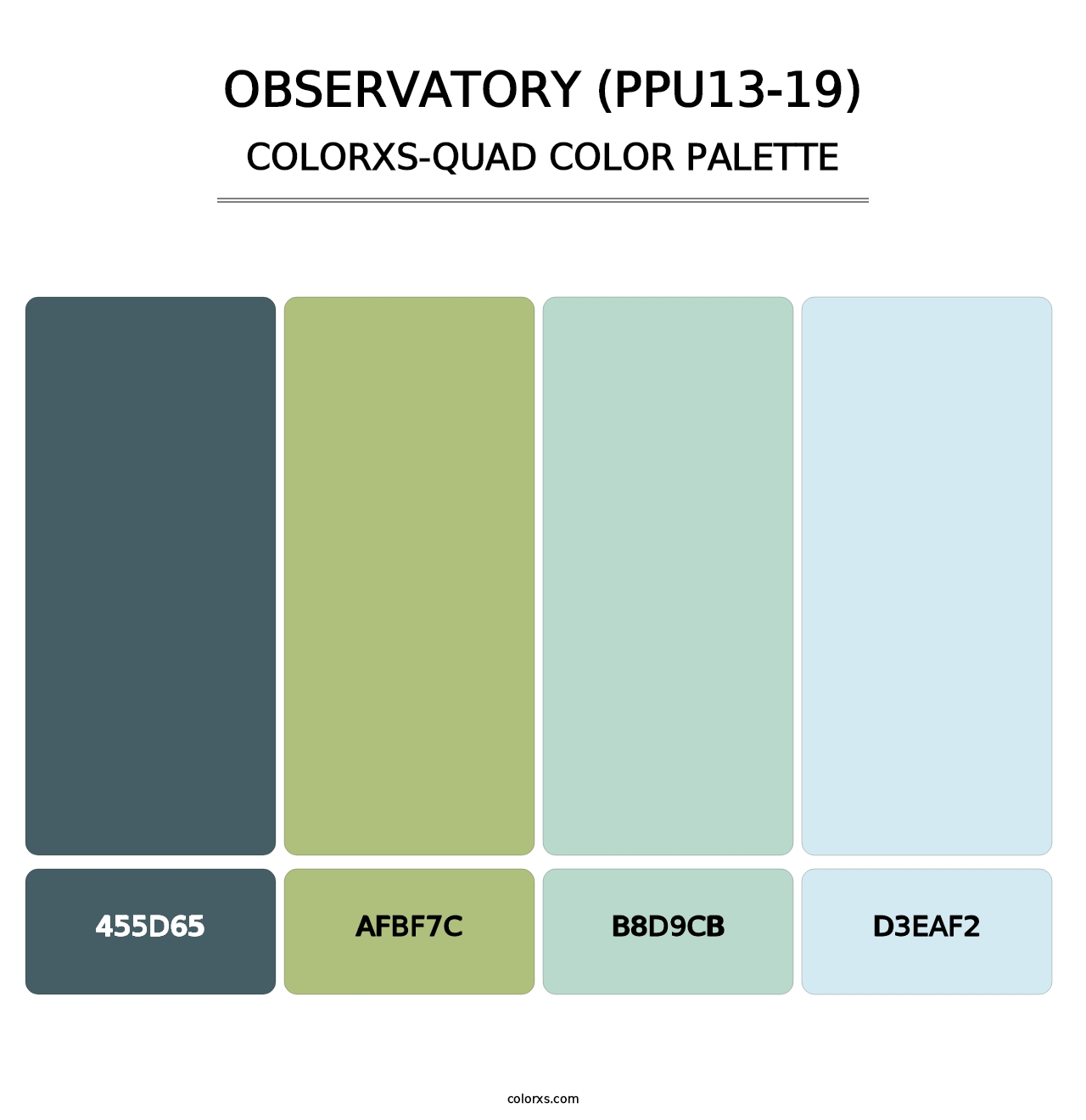 Observatory (PPU13-19) - Colorxs Quad Palette