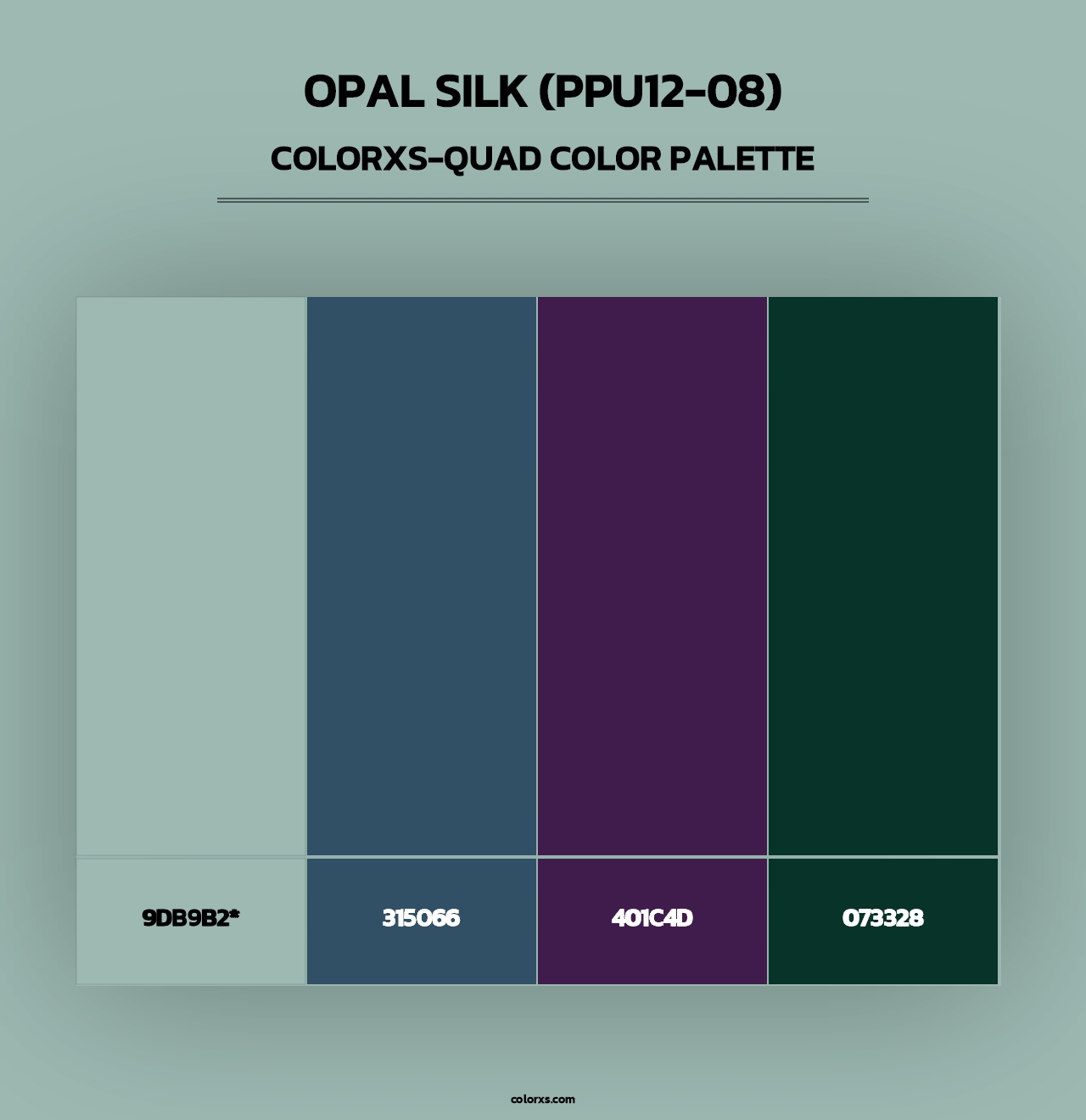Opal Silk (PPU12-08) - Colorxs Quad Palette