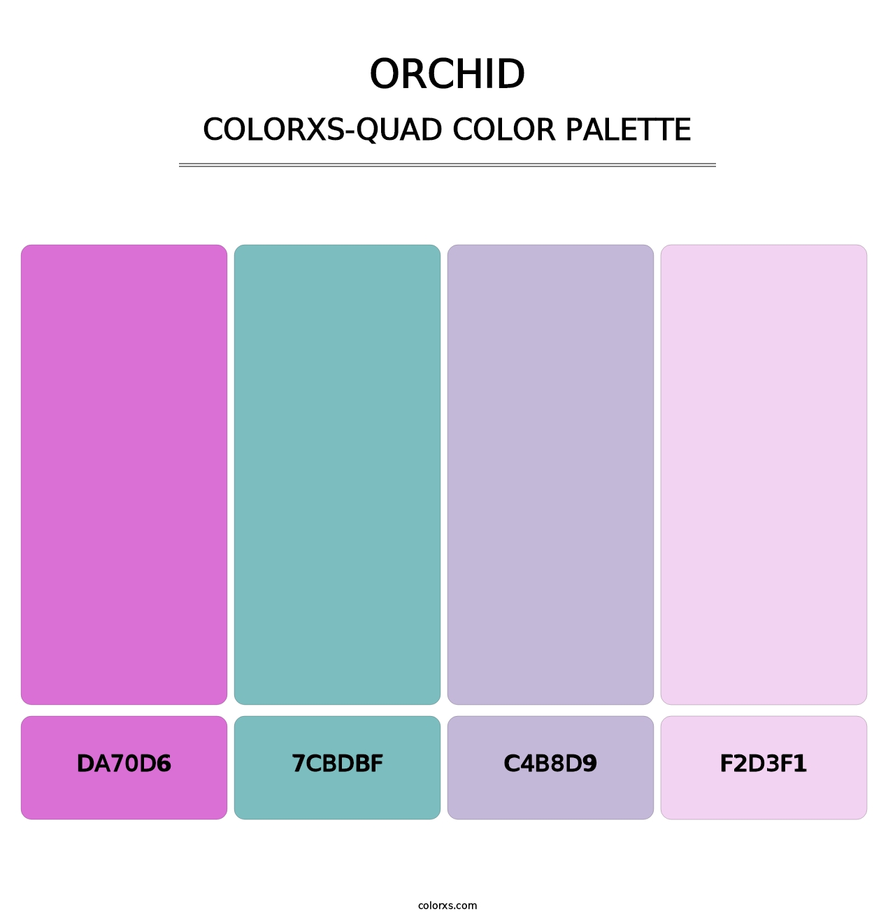 Orchid - Colorxs Quad Palette