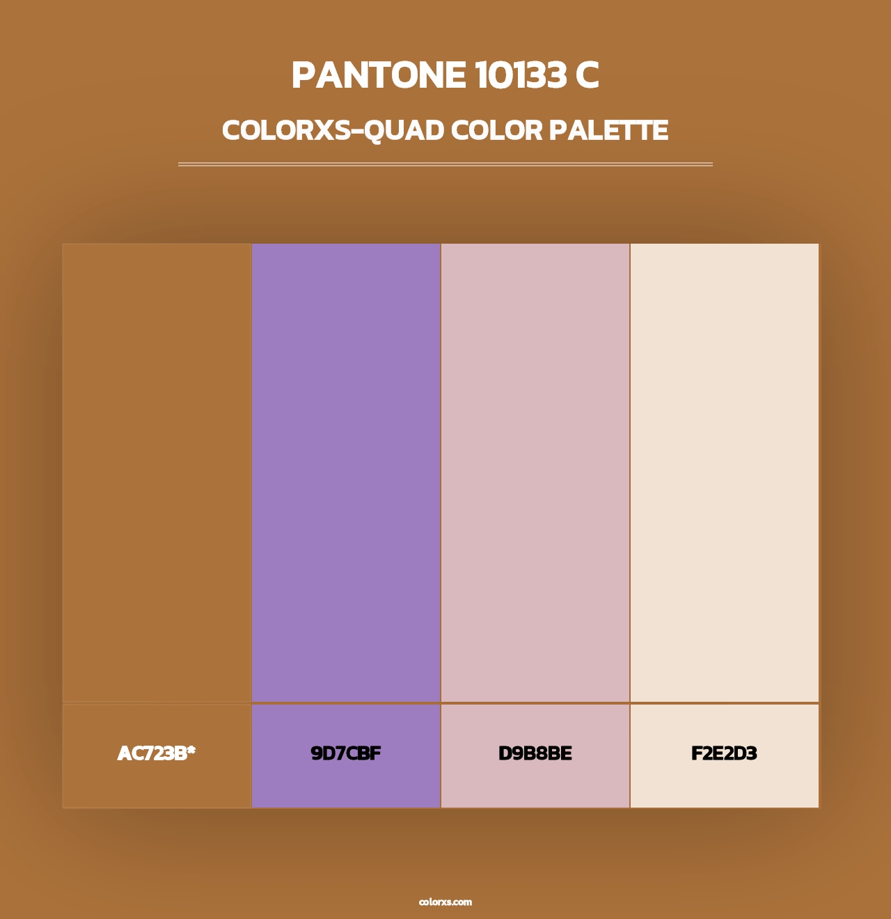 PANTONE 10133 C - Colorxs Quad Palette