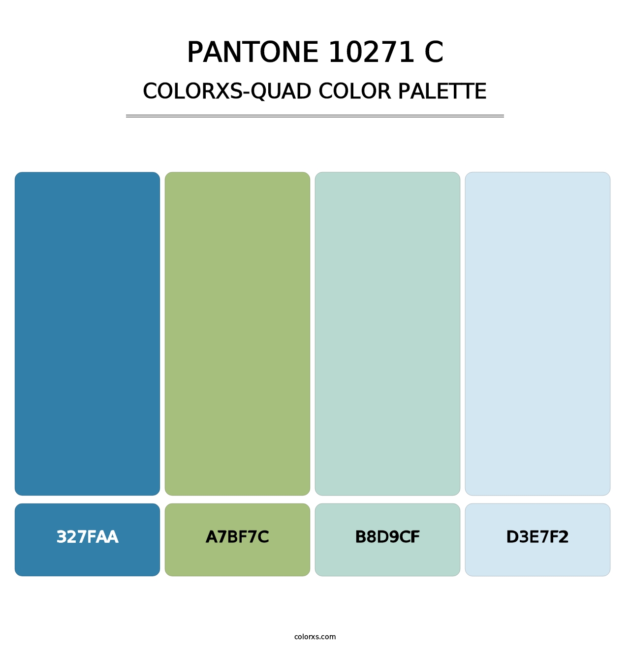 PANTONE 10271 C - Colorxs Quad Palette