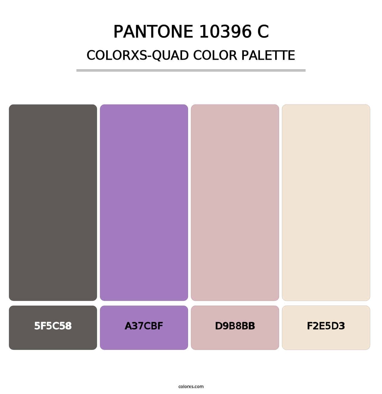 PANTONE 10396 C - Colorxs Quad Palette