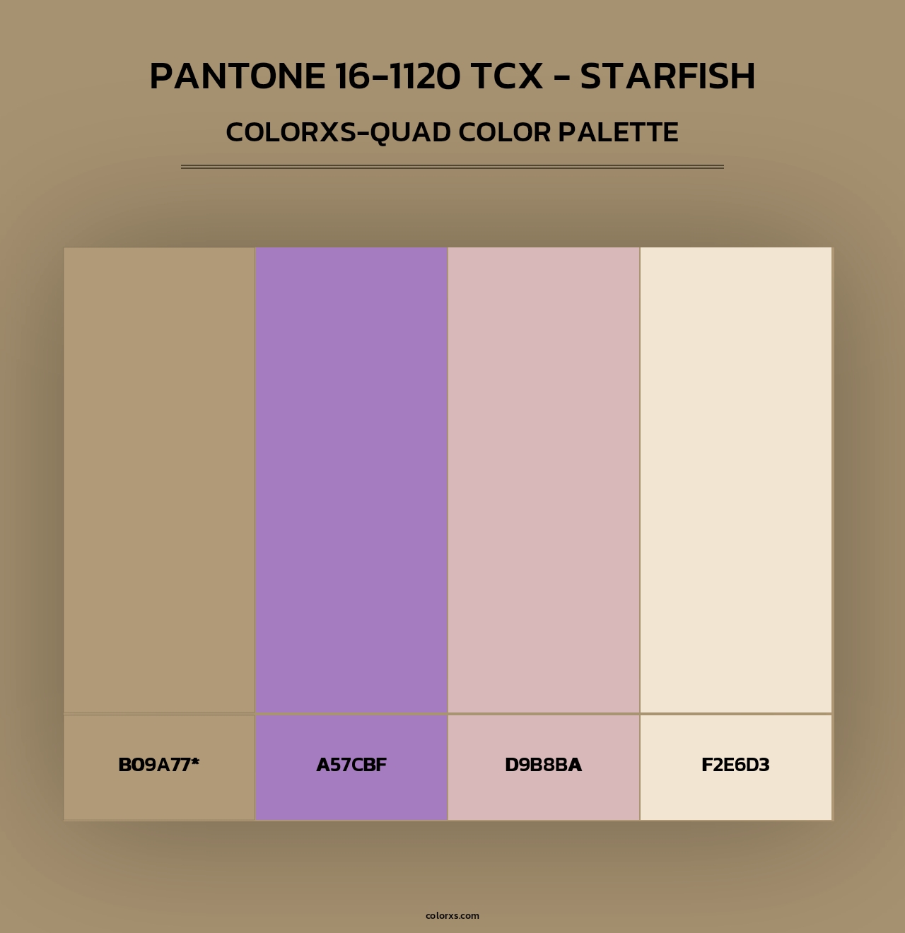 PANTONE 16-1120 TCX - Starfish - Colorxs Quad Palette