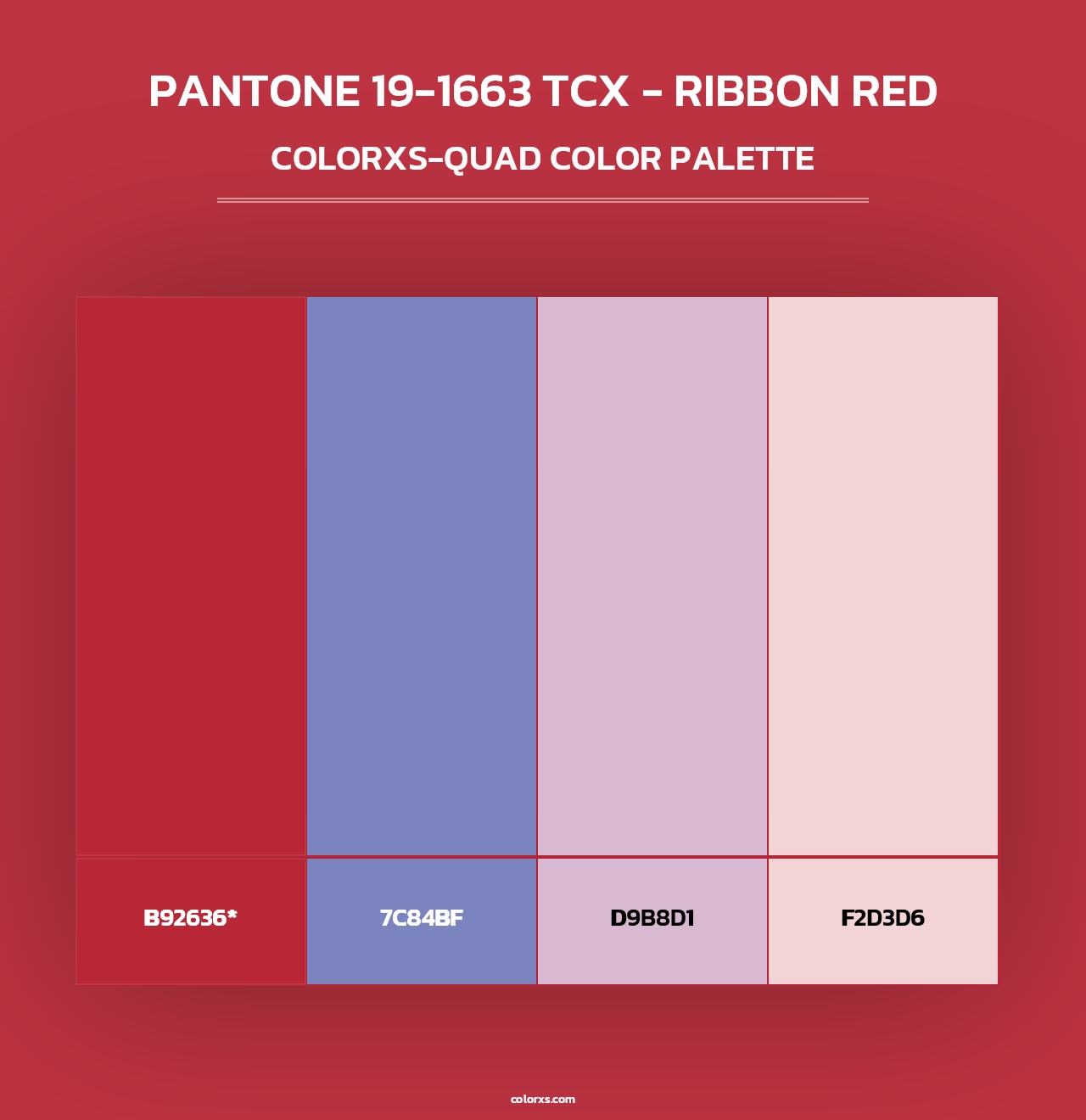 ◆◆◆ つよ ◆◆◆ About PANTONE 19-1663 TCX - Ribbon Red Color - Color codes