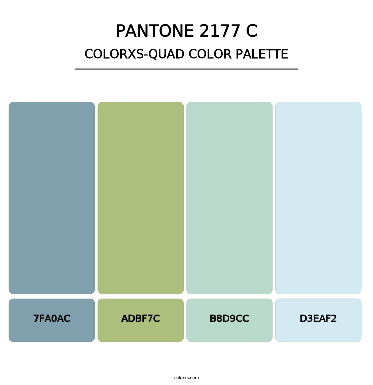 PANTONE 2177 C - Colorxs Quad Palette