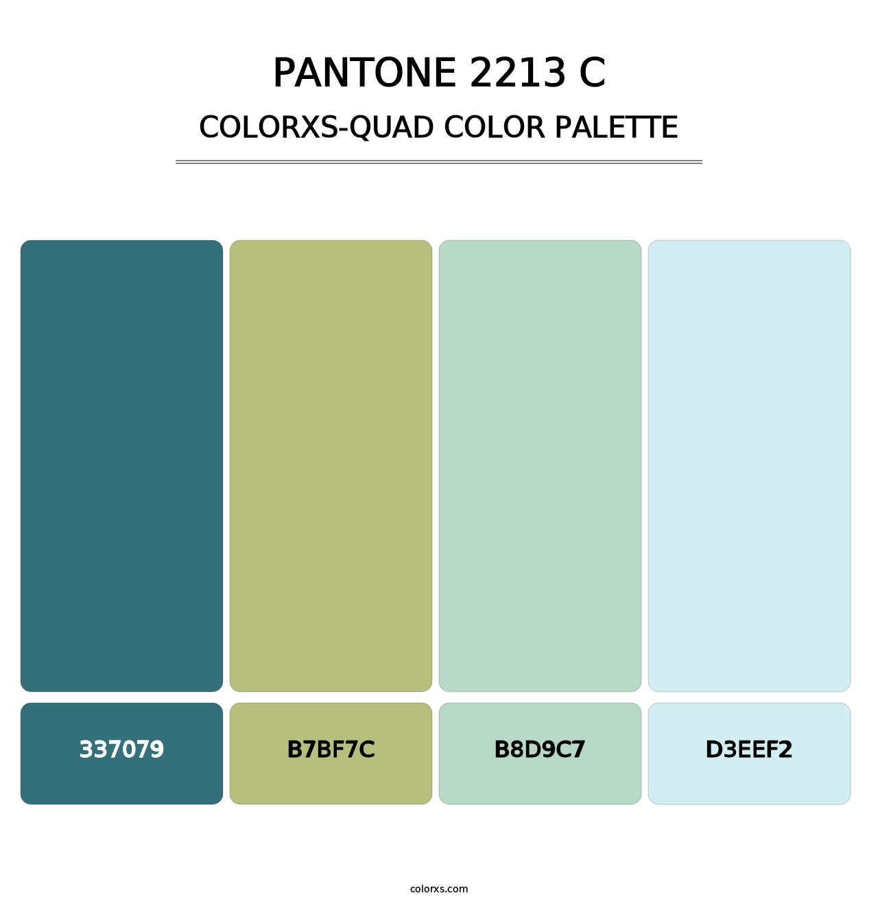PANTONE 2213 C - Colorxs Quad Palette