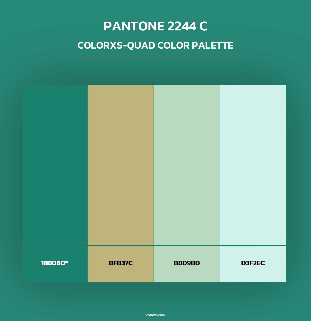 PANTONE 2244 C - Colorxs Quad Palette