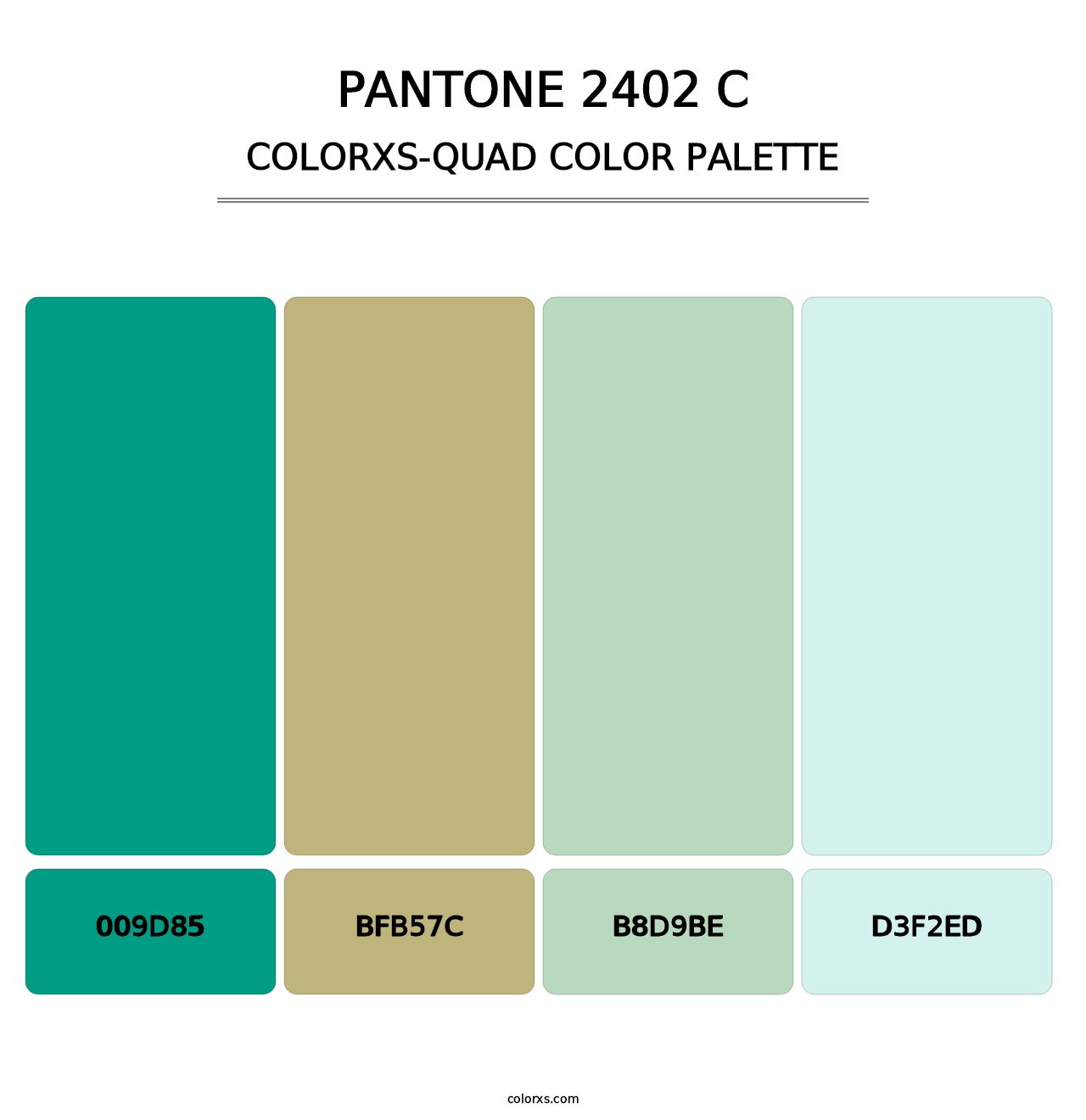 PANTONE 2402 C - Colorxs Quad Palette