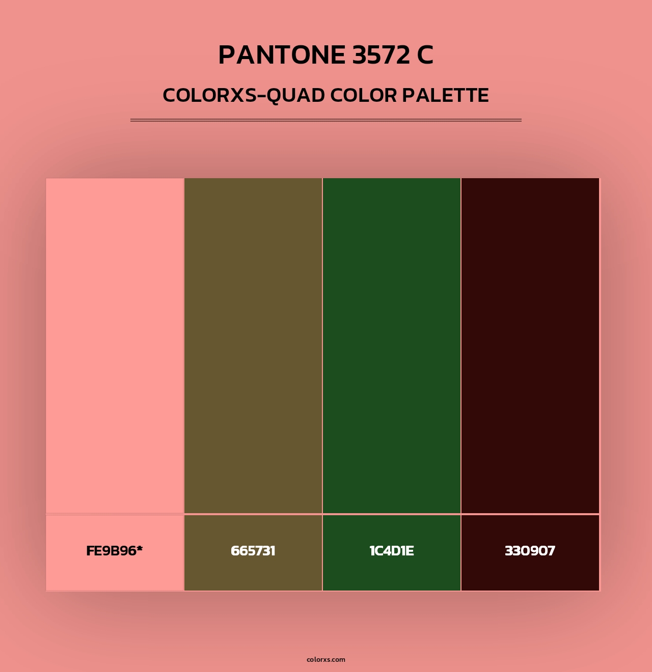 PANTONE 3572 C - Colorxs Quad Palette