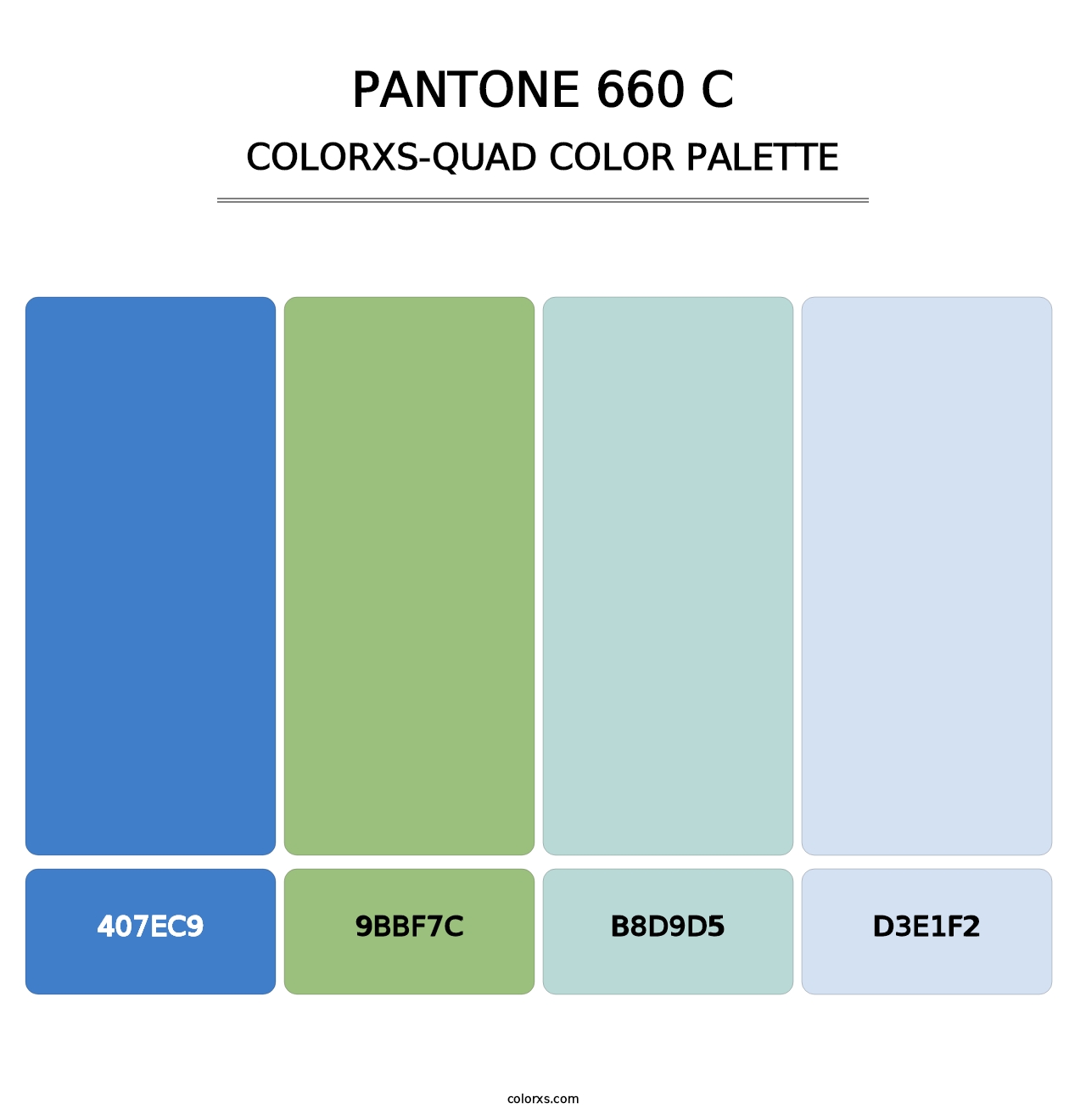PANTONE 660 C - Colorxs Quad Palette